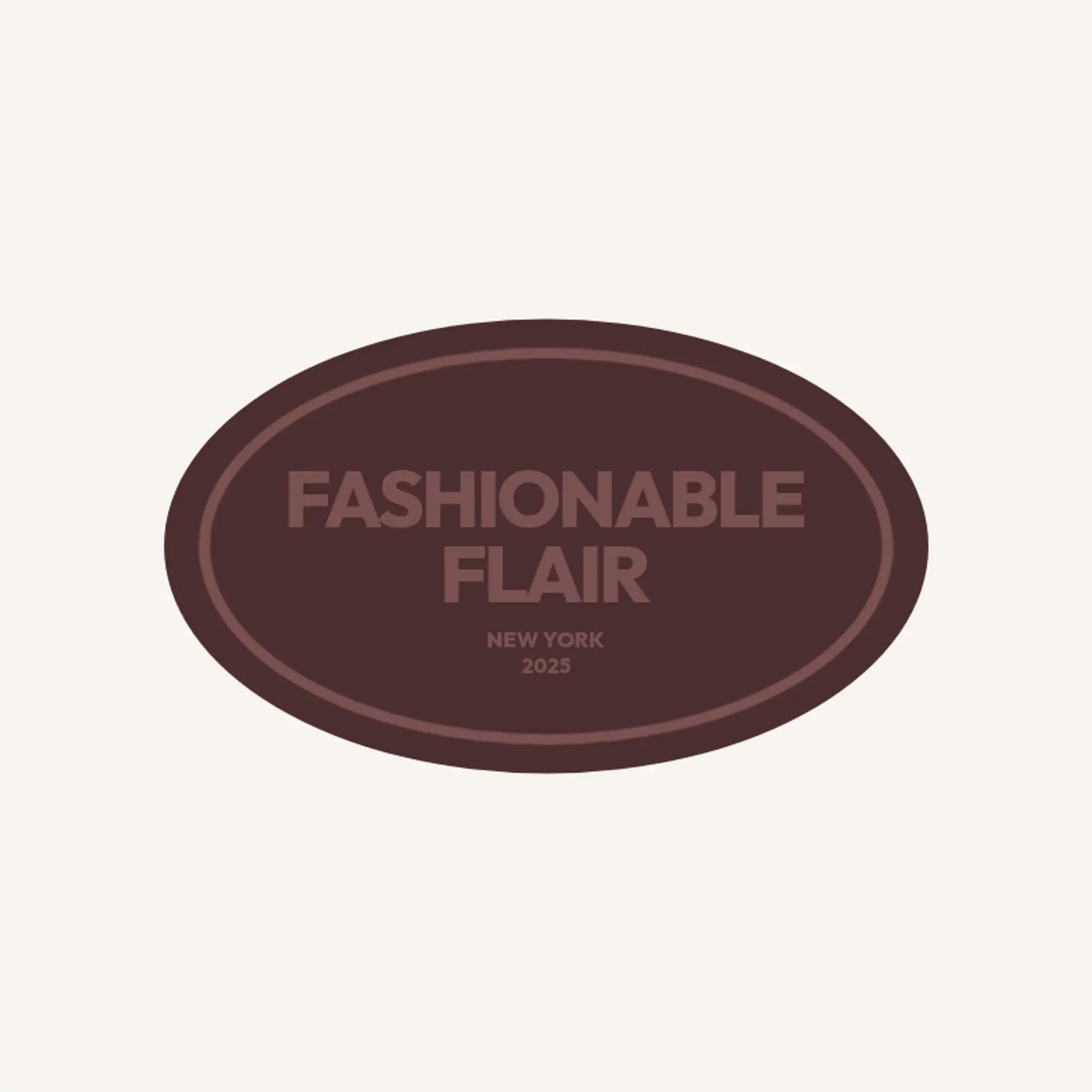 Fashionable Flair logo for fancy fashion