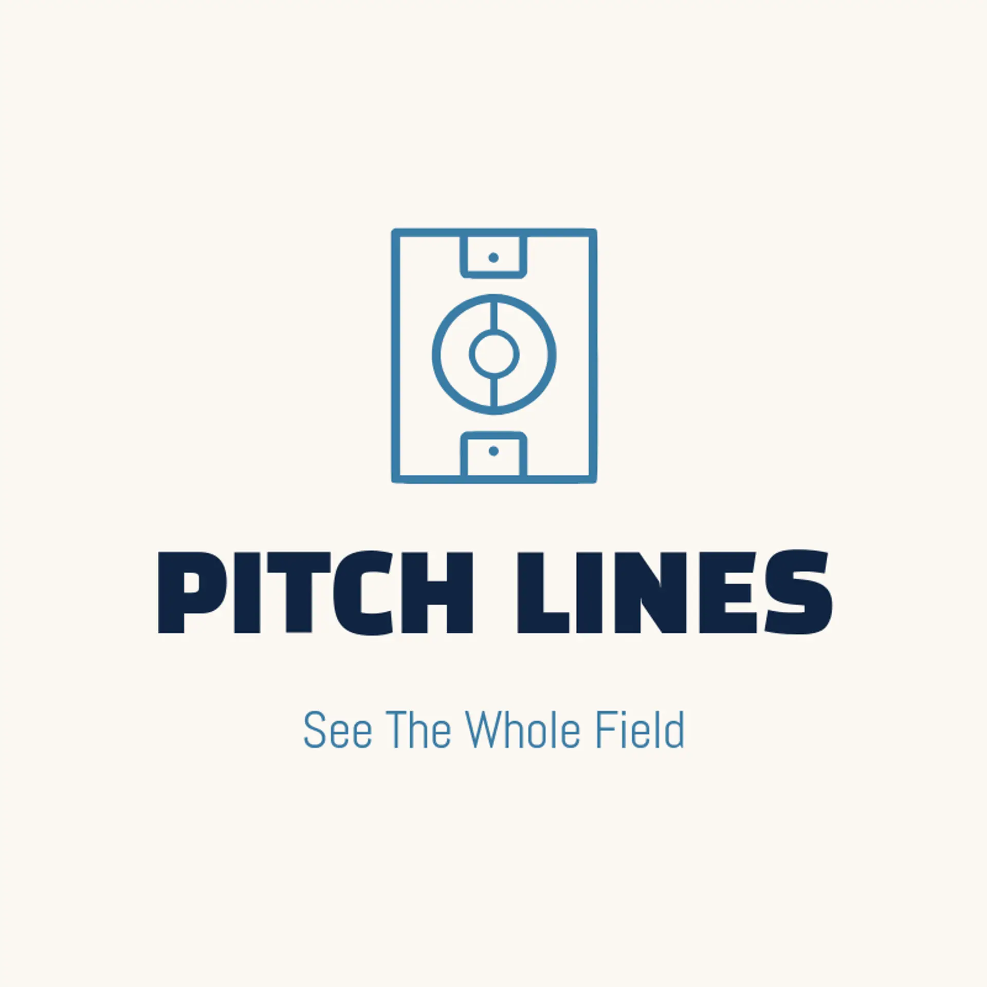Pitch Lines logo for soccer