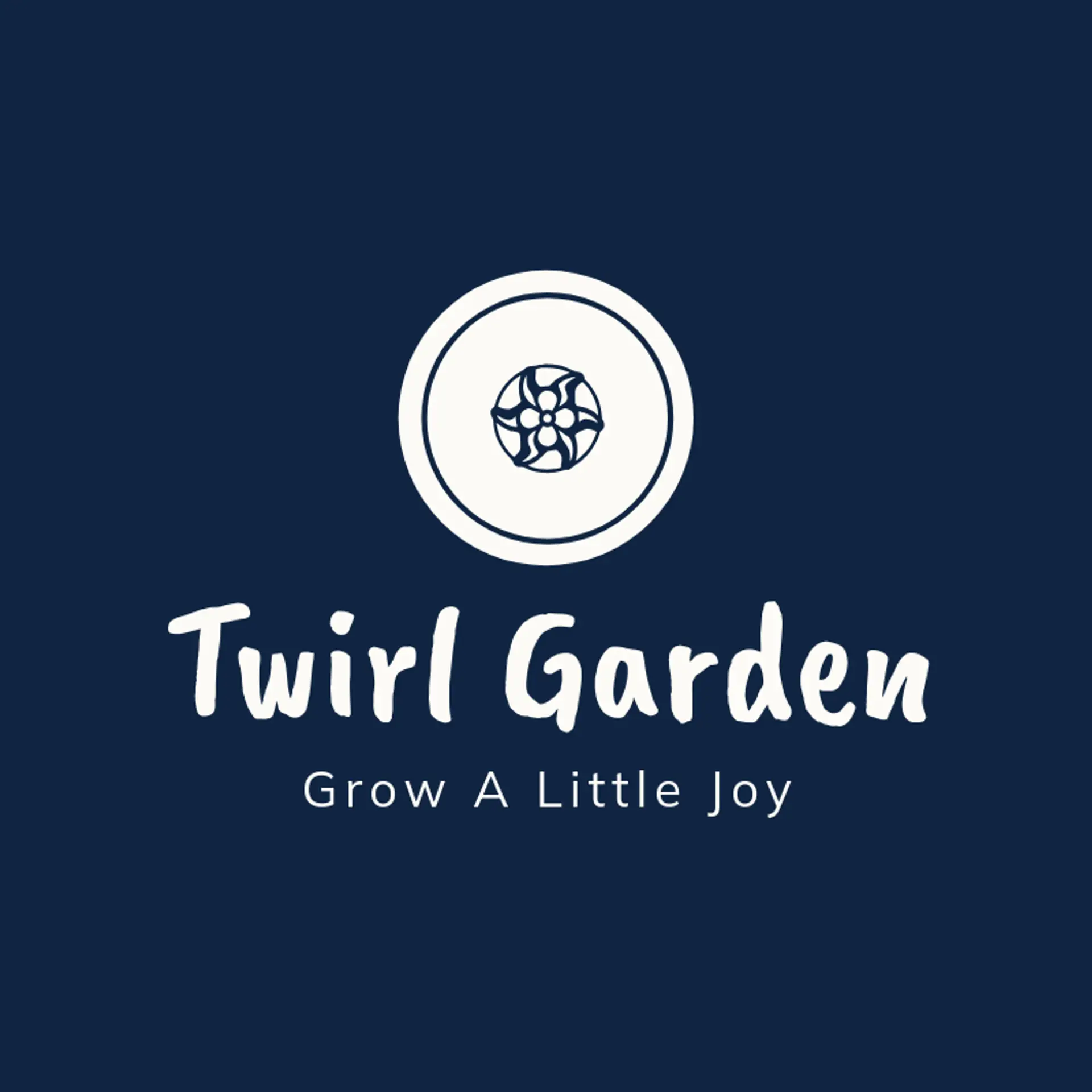 Twirl Garden logo for pinwheel