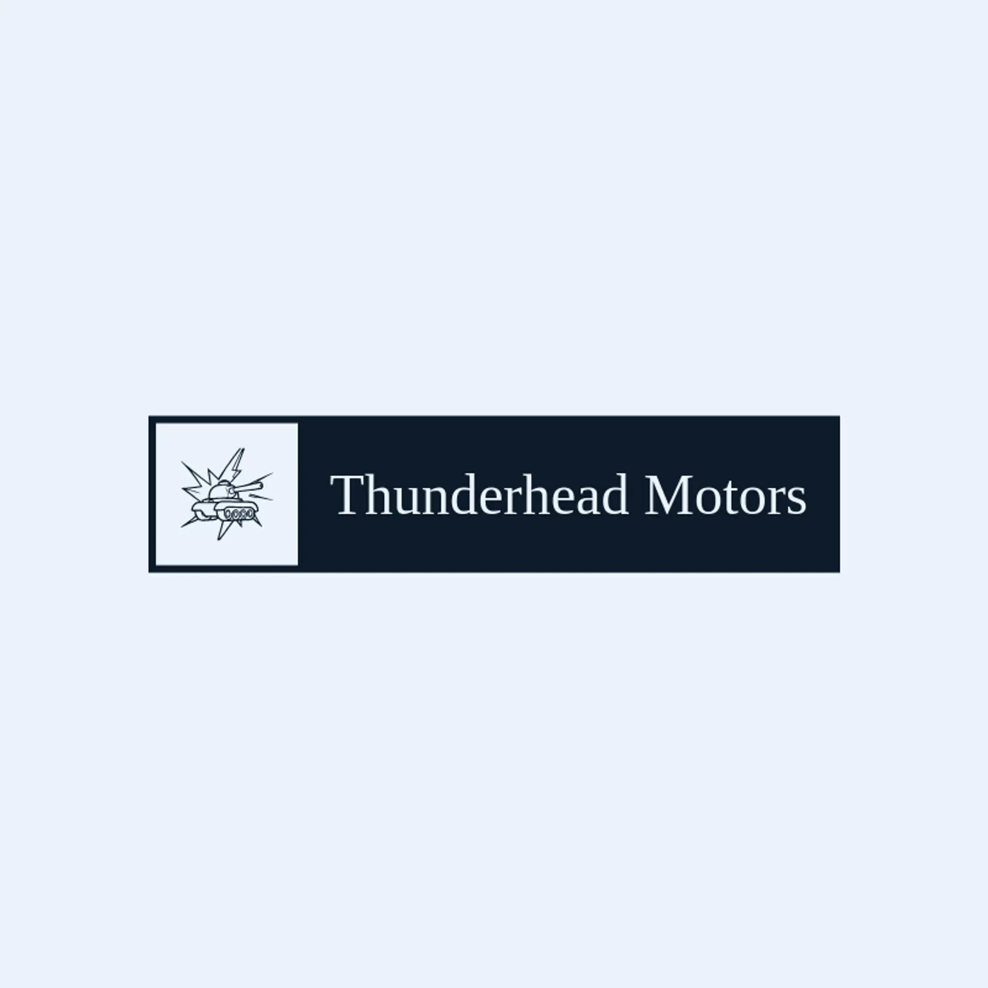 Thunderhead Motors logo for tank