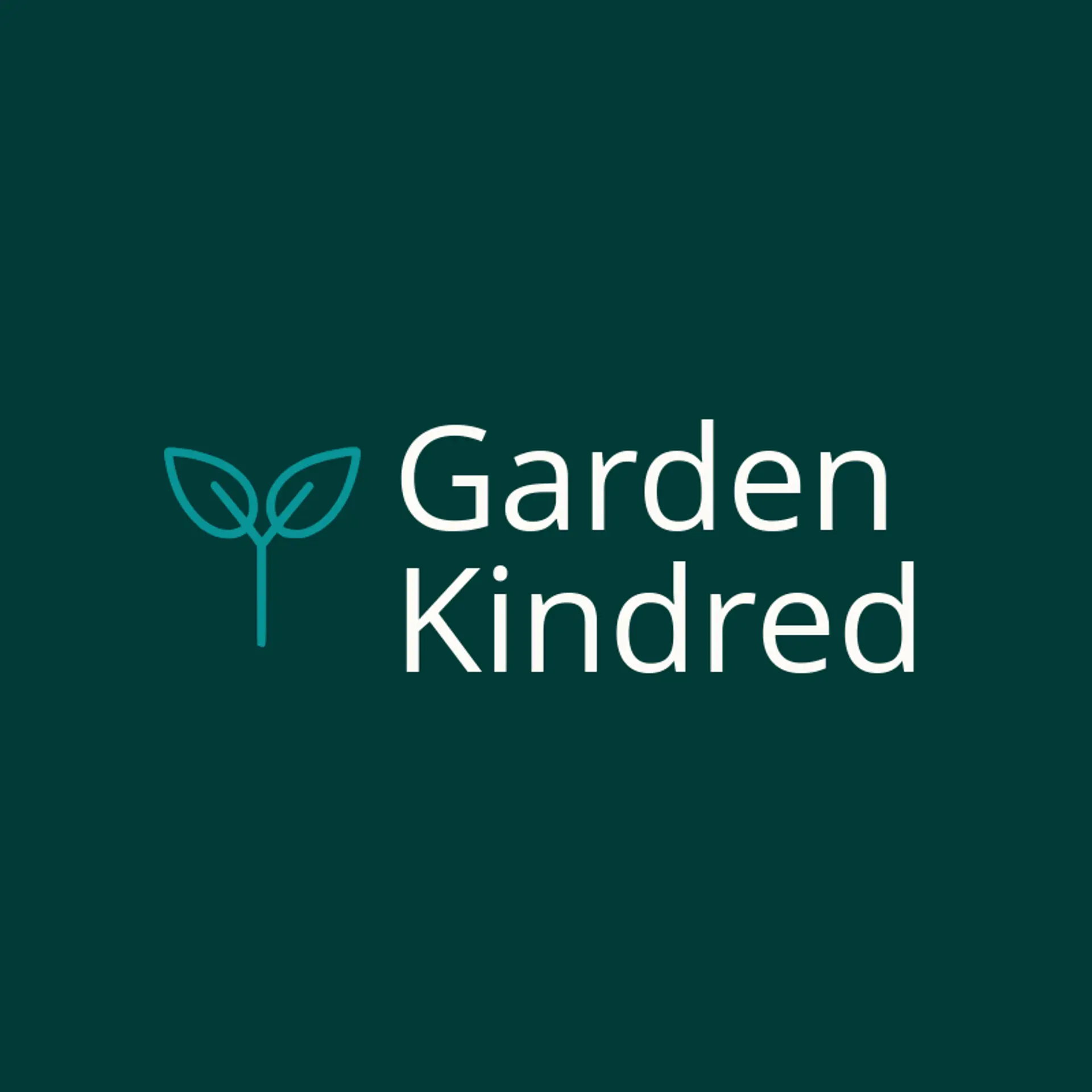 Garden Kindred logo for gardening
