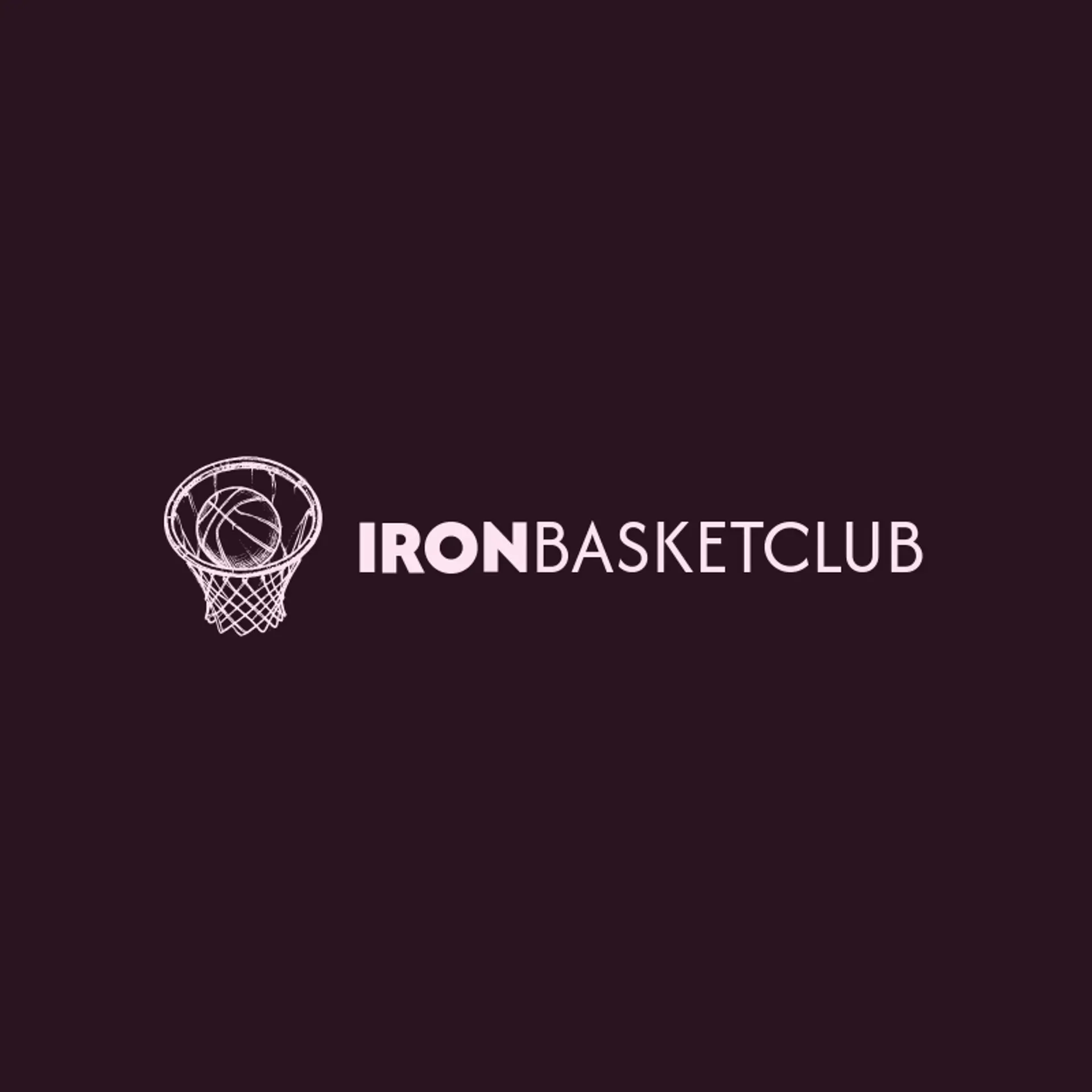 Iron Basket Club logo for basketball