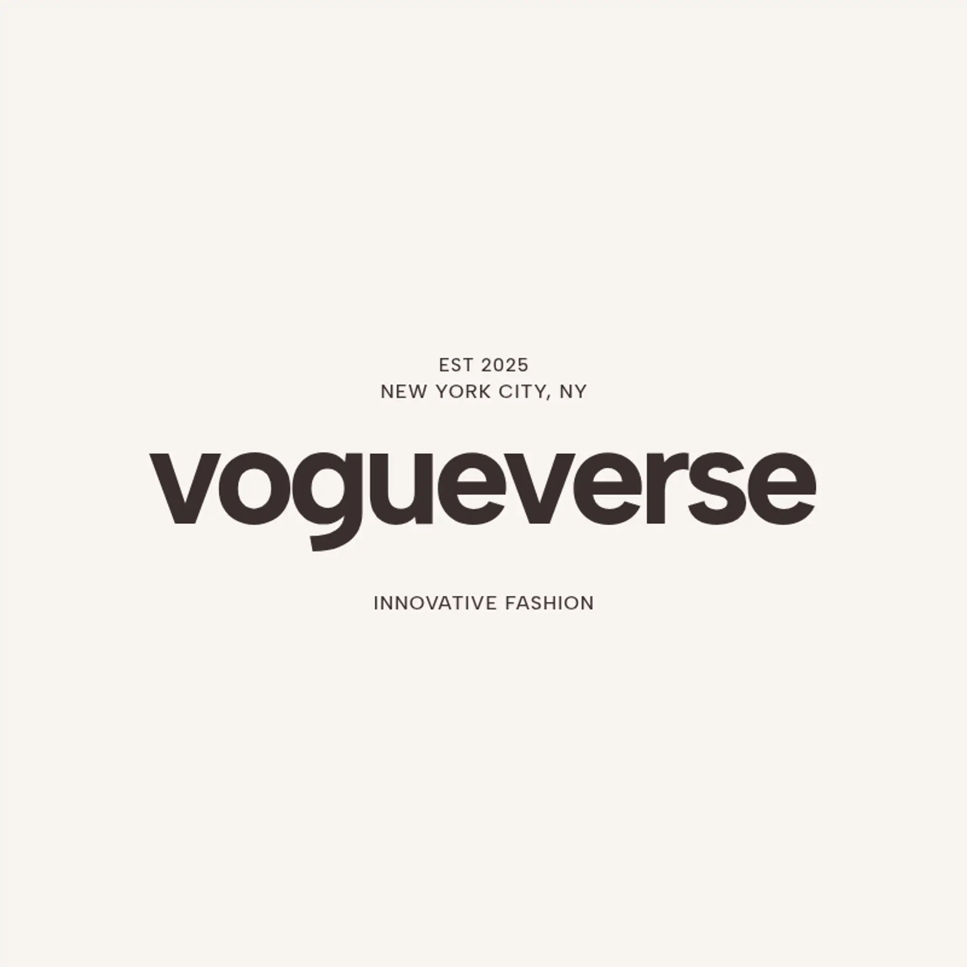 VogueVerse logo for fashion line