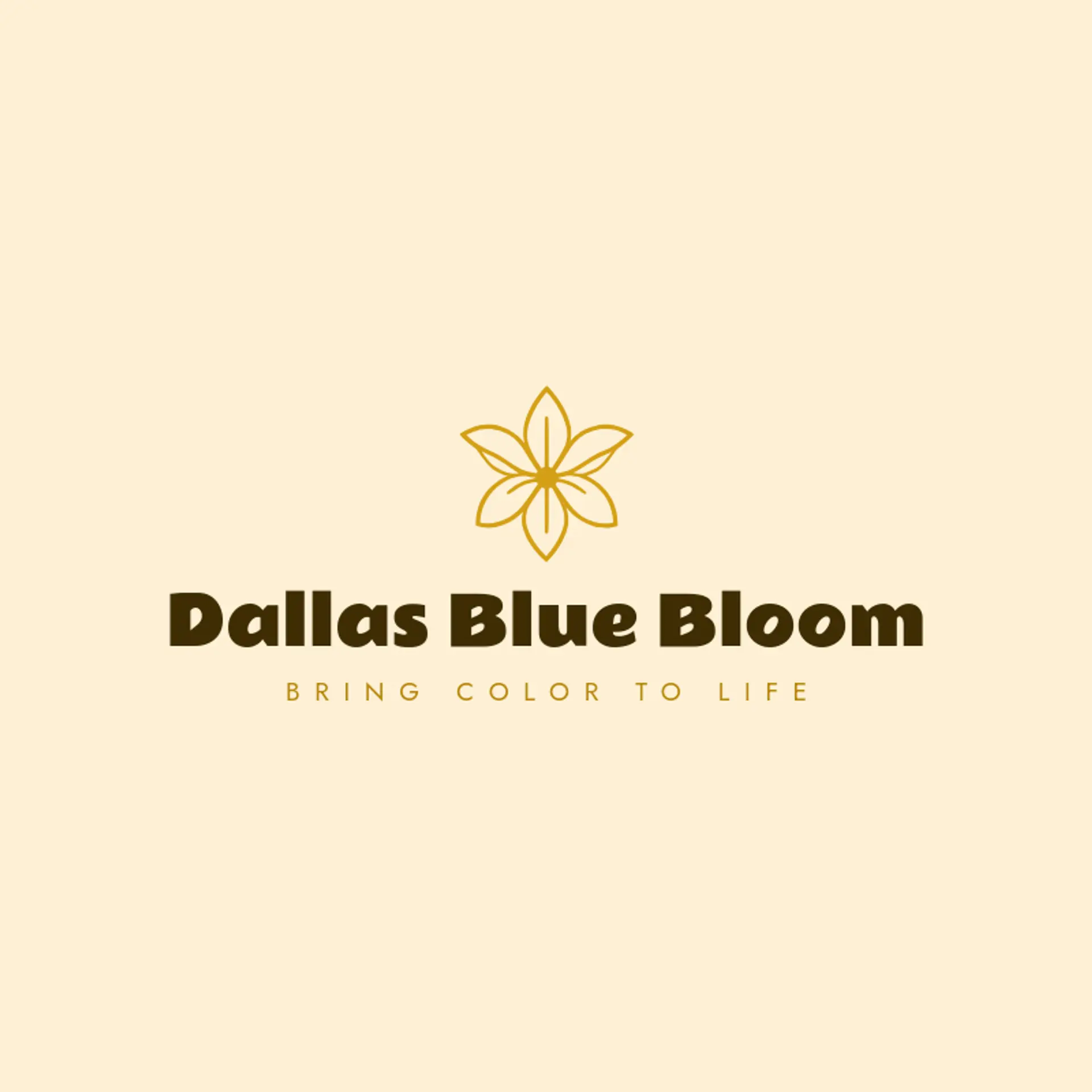 Dallas Blue Bloom logo for dallas