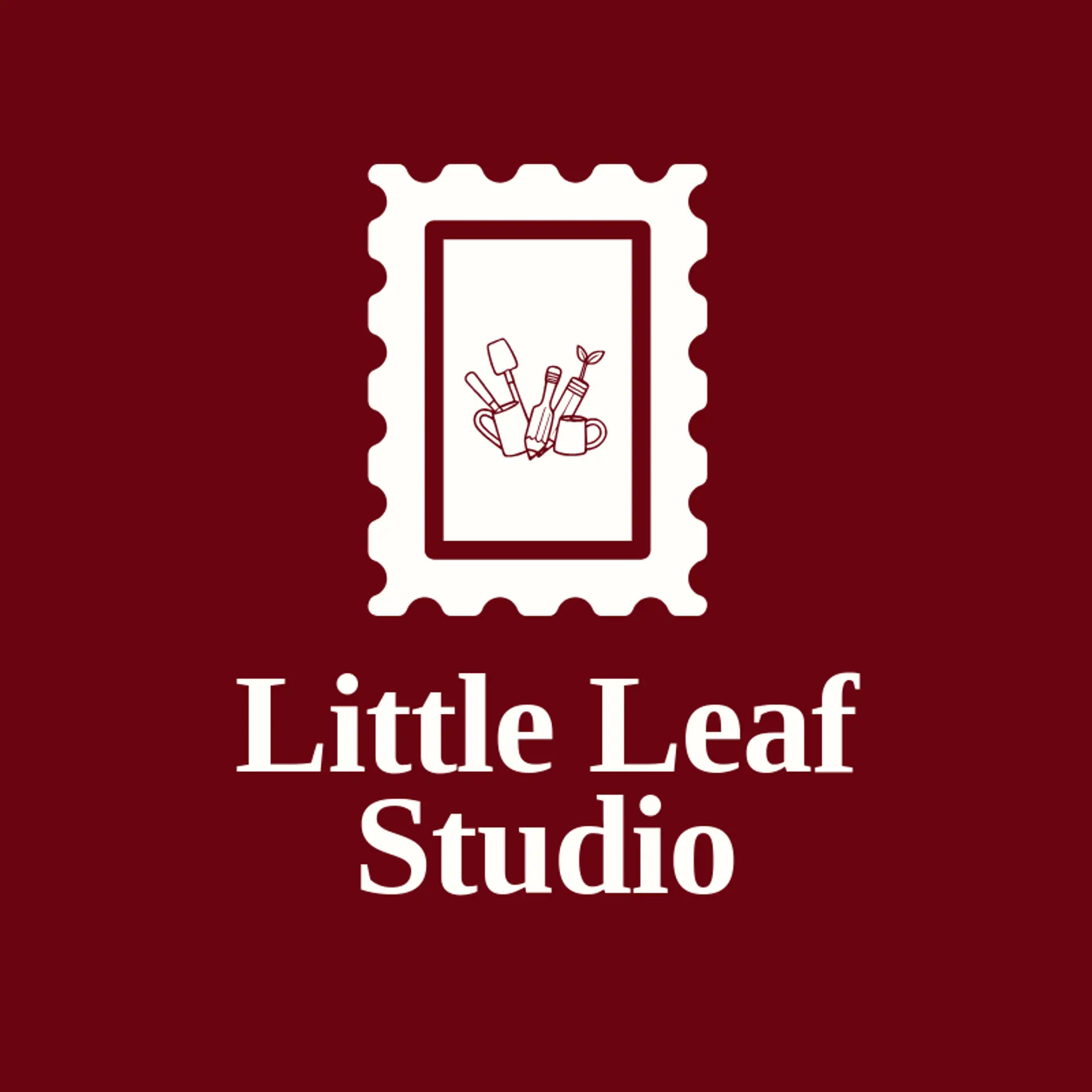 Little Leaf Studio logo for gardening
