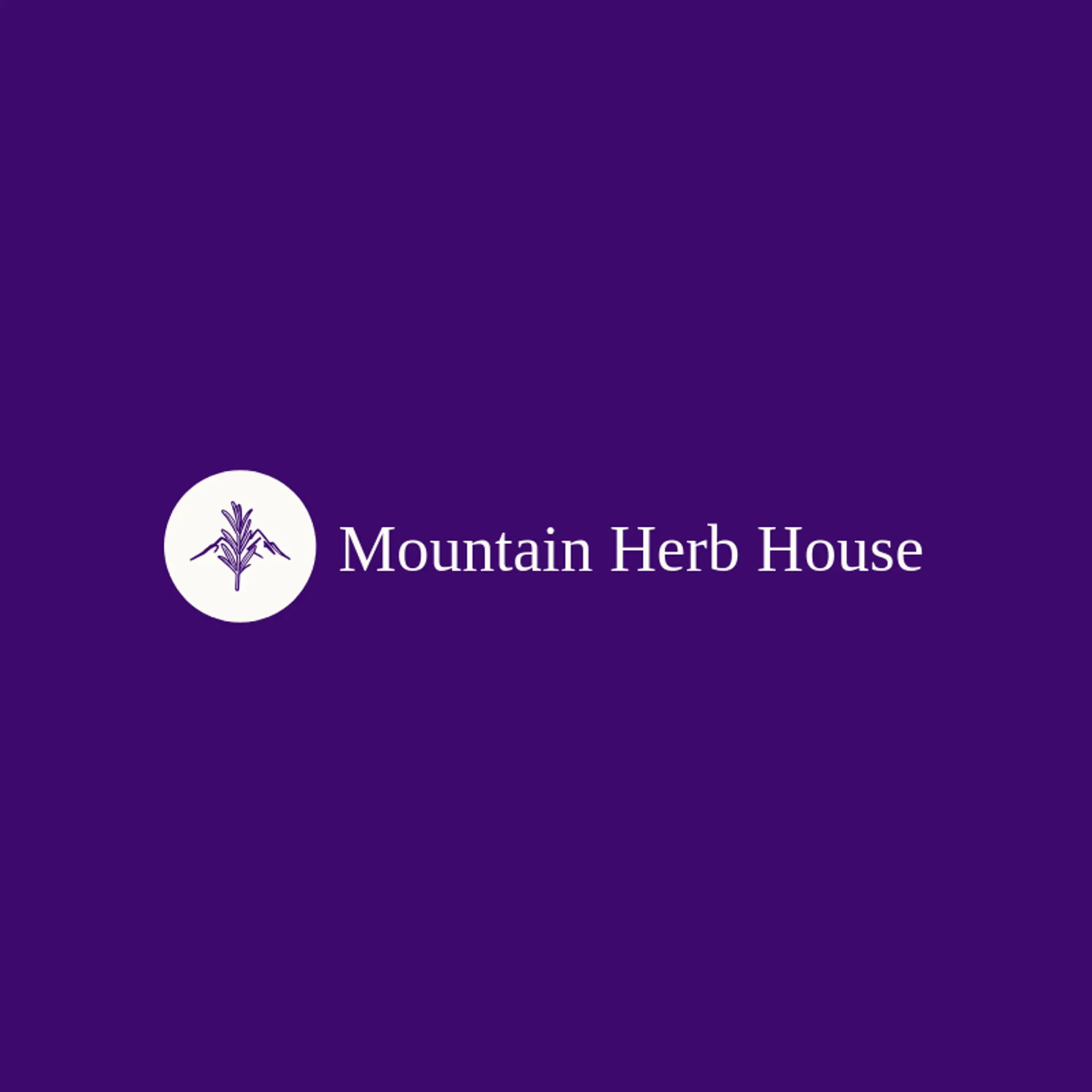 Mountain Herb House logo for natural