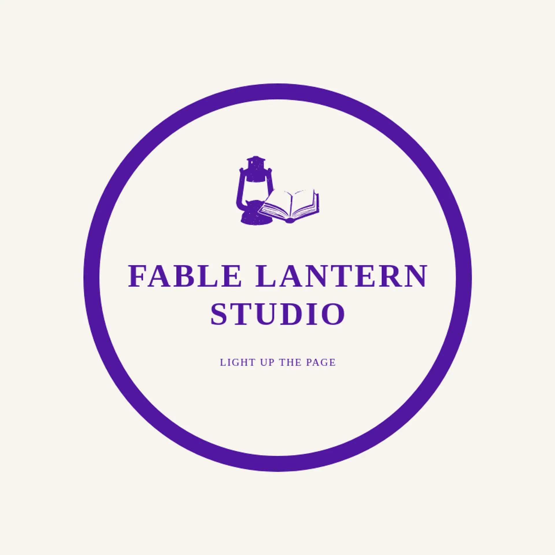 Fable Lantern Studio logo for media company