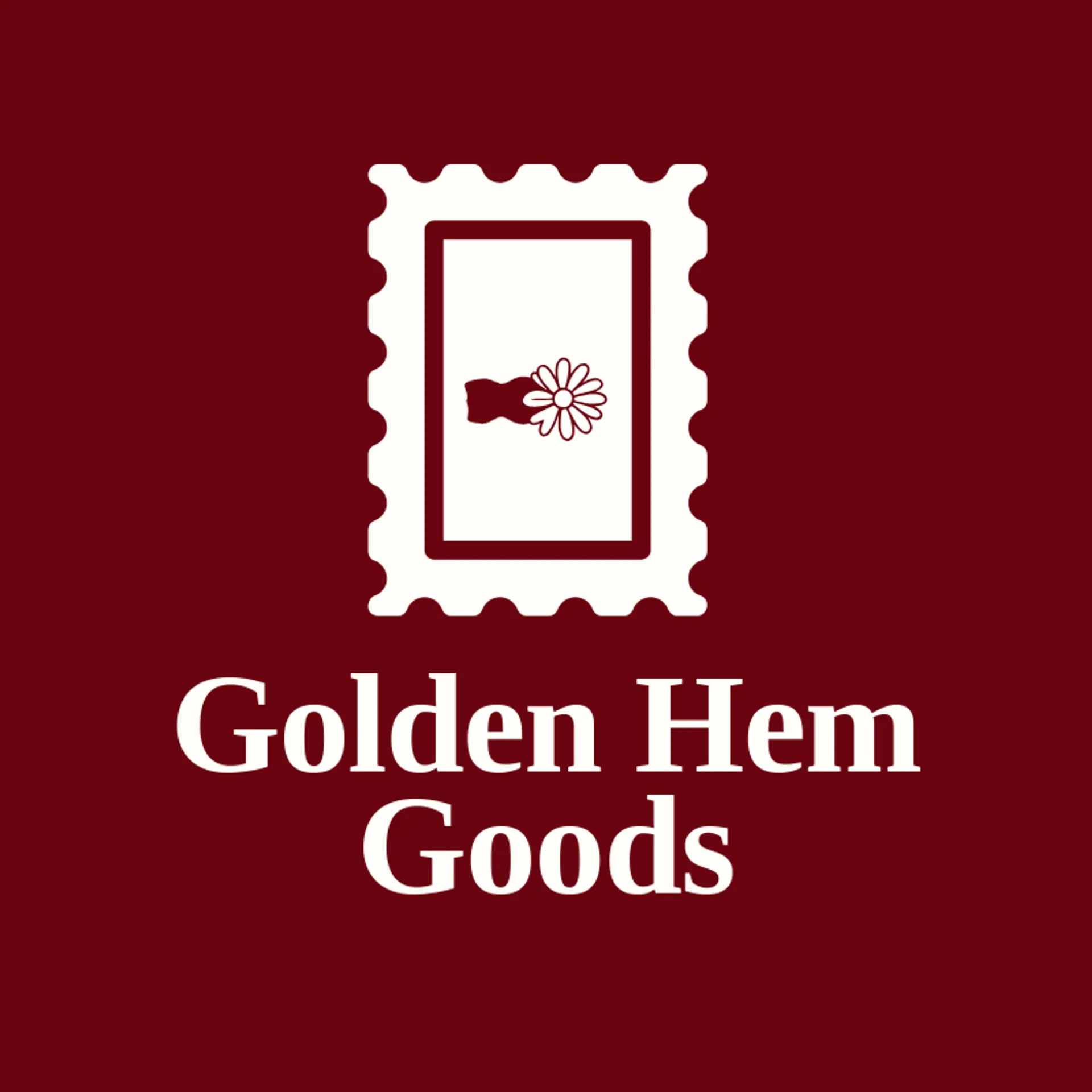 Golden Hem Goods logo for denim