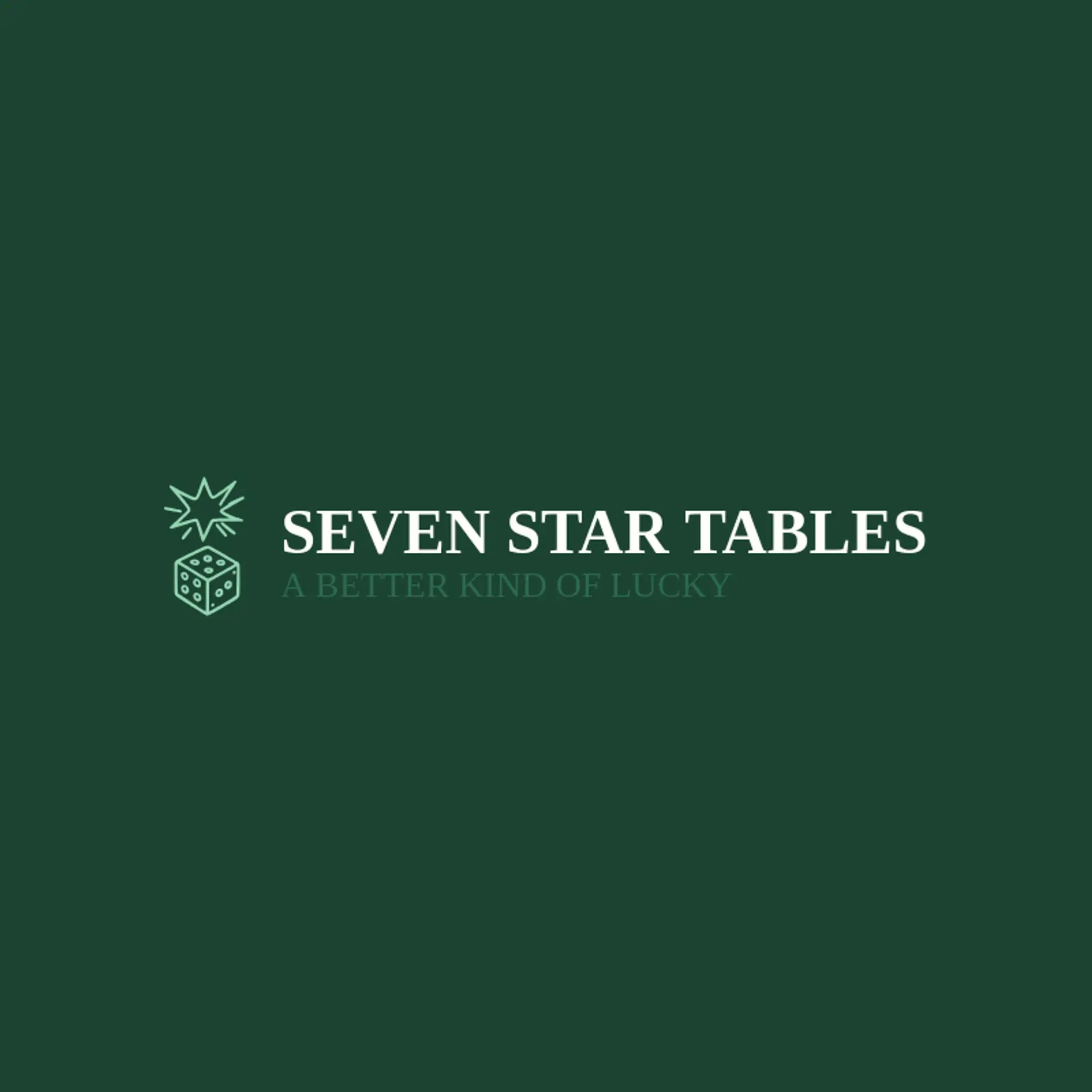 Seven Star Tables logo for dice