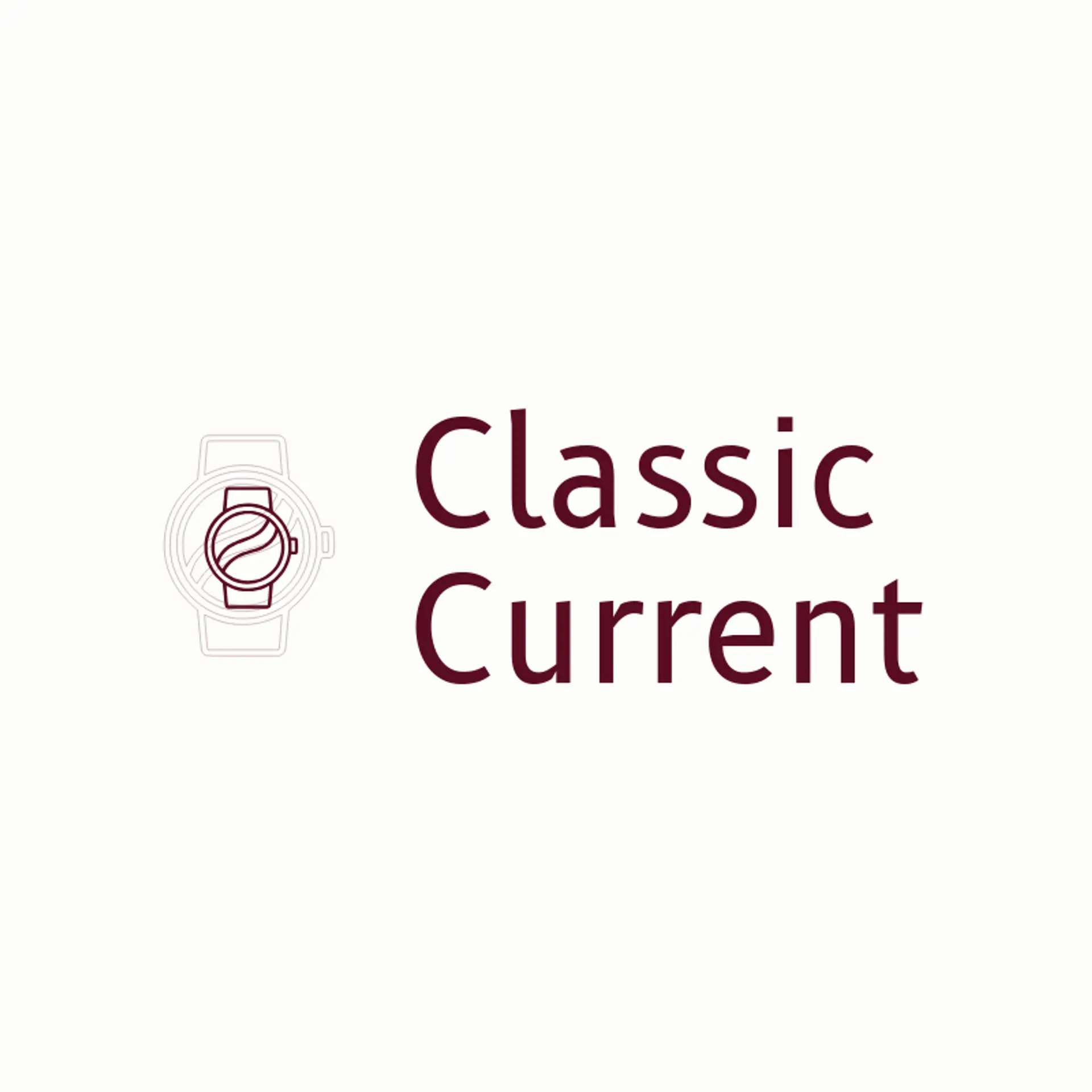 Classic Current logo for watch