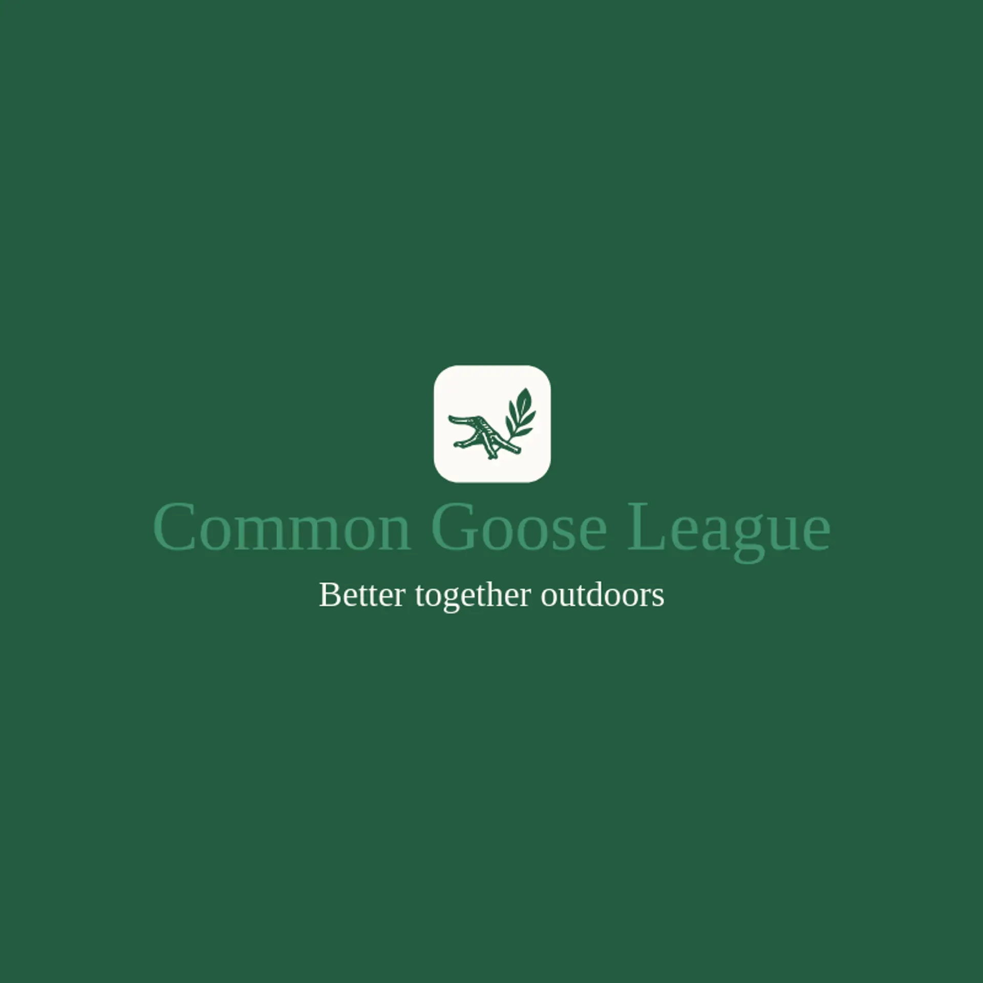 Common Goose League logo for goose