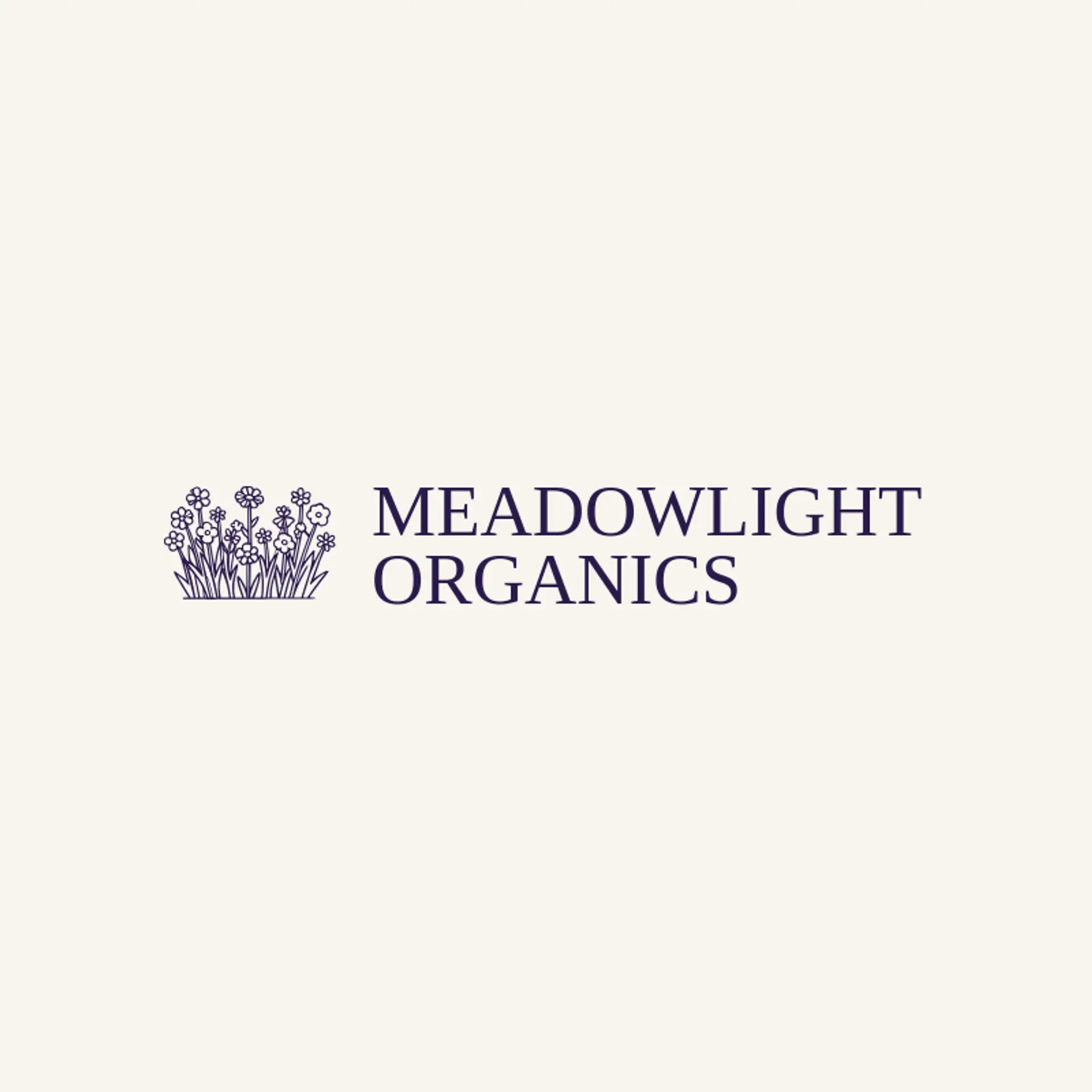 Meadowlight Organics logo for natural