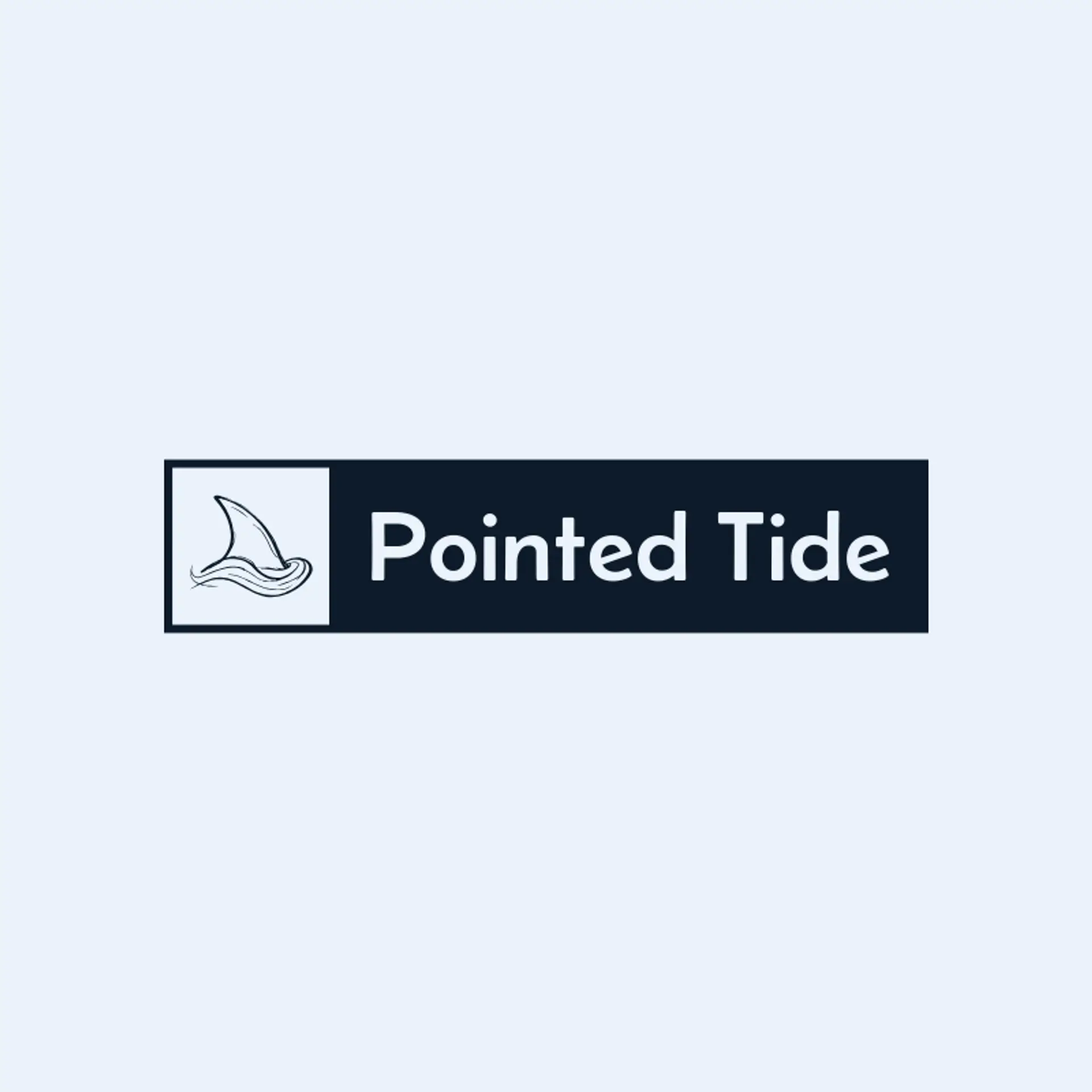 Pointed Tide logo for shark