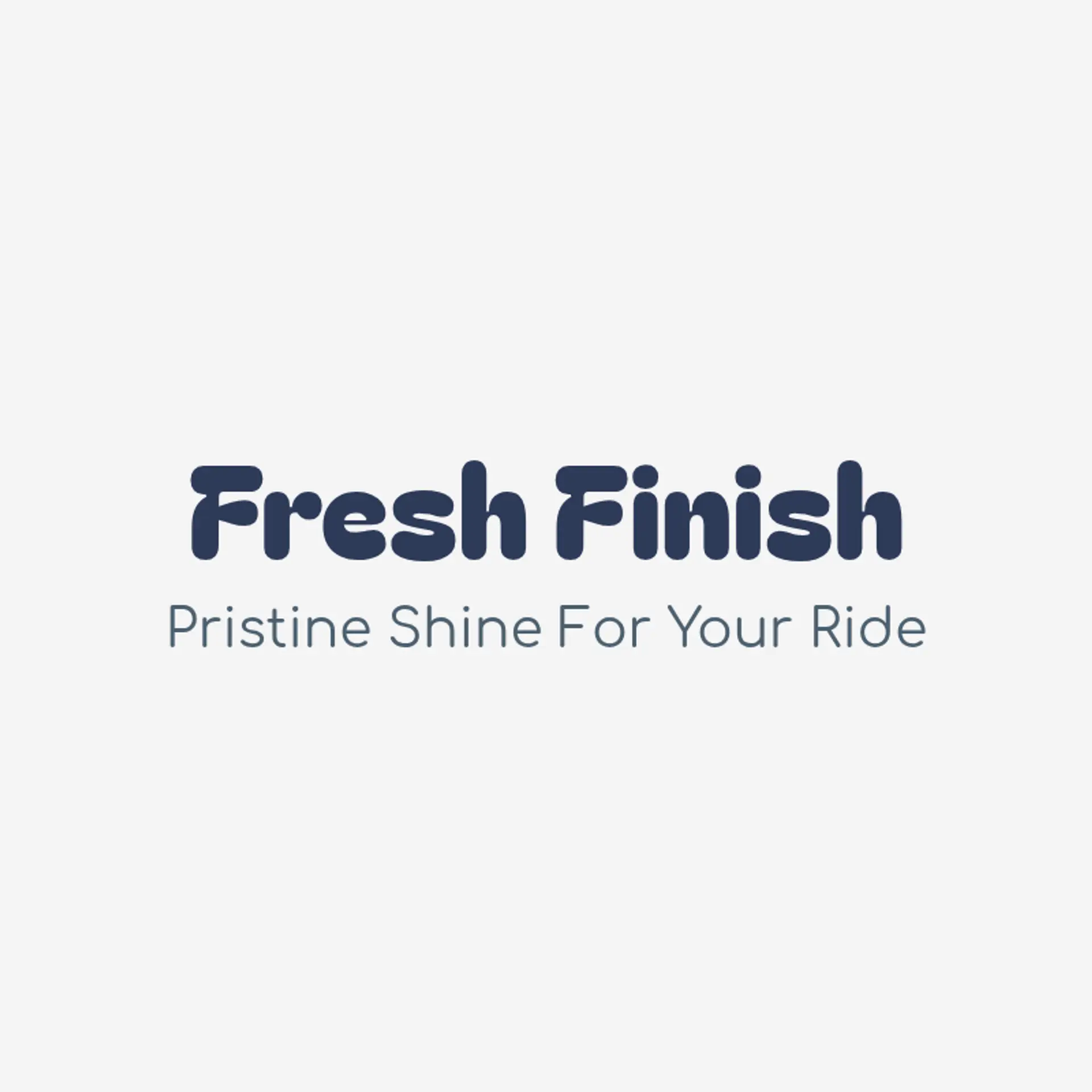 Fresh Finish logo for auto spa