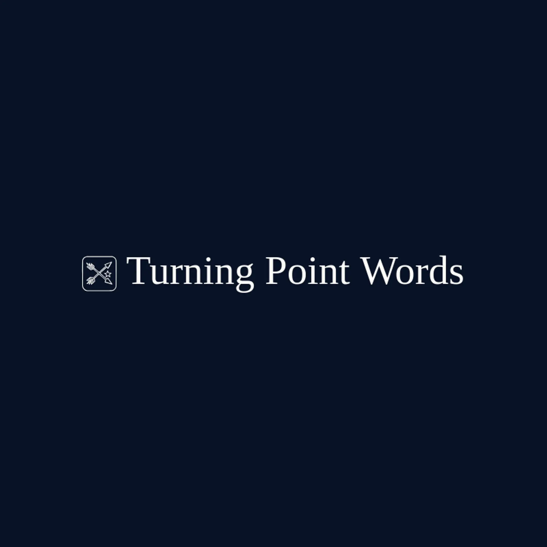 Turning Point Words logo for translation