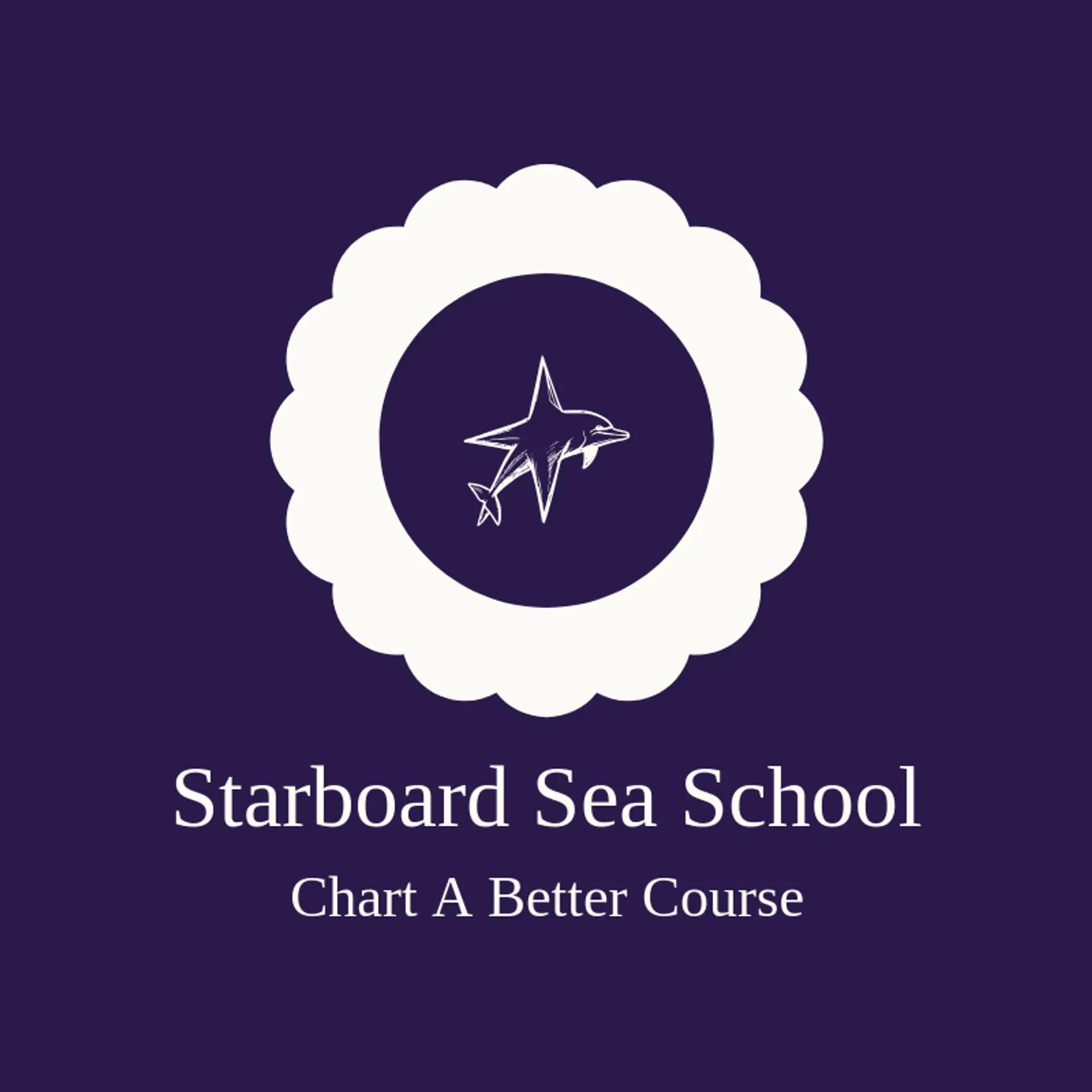 Starboard Sea School logo for orca