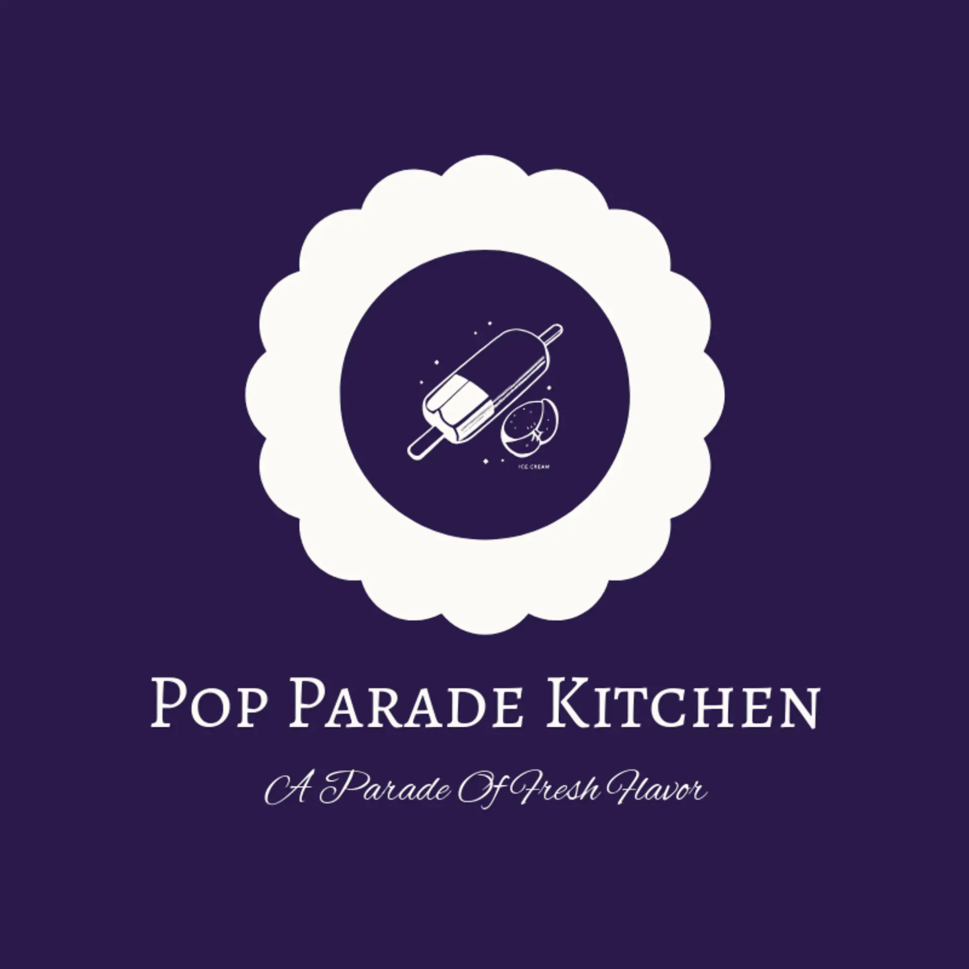 Pop Parade Kitchen logo for popsicle
