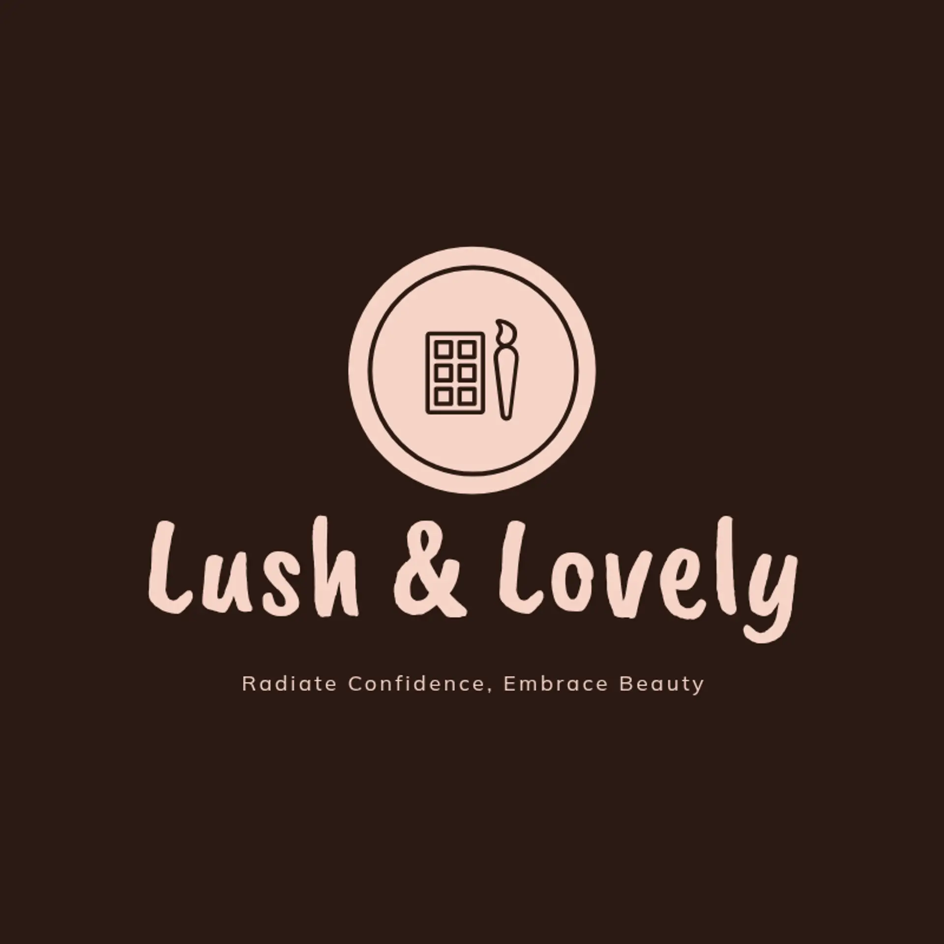 Lush & Lovely logo for beauty salon