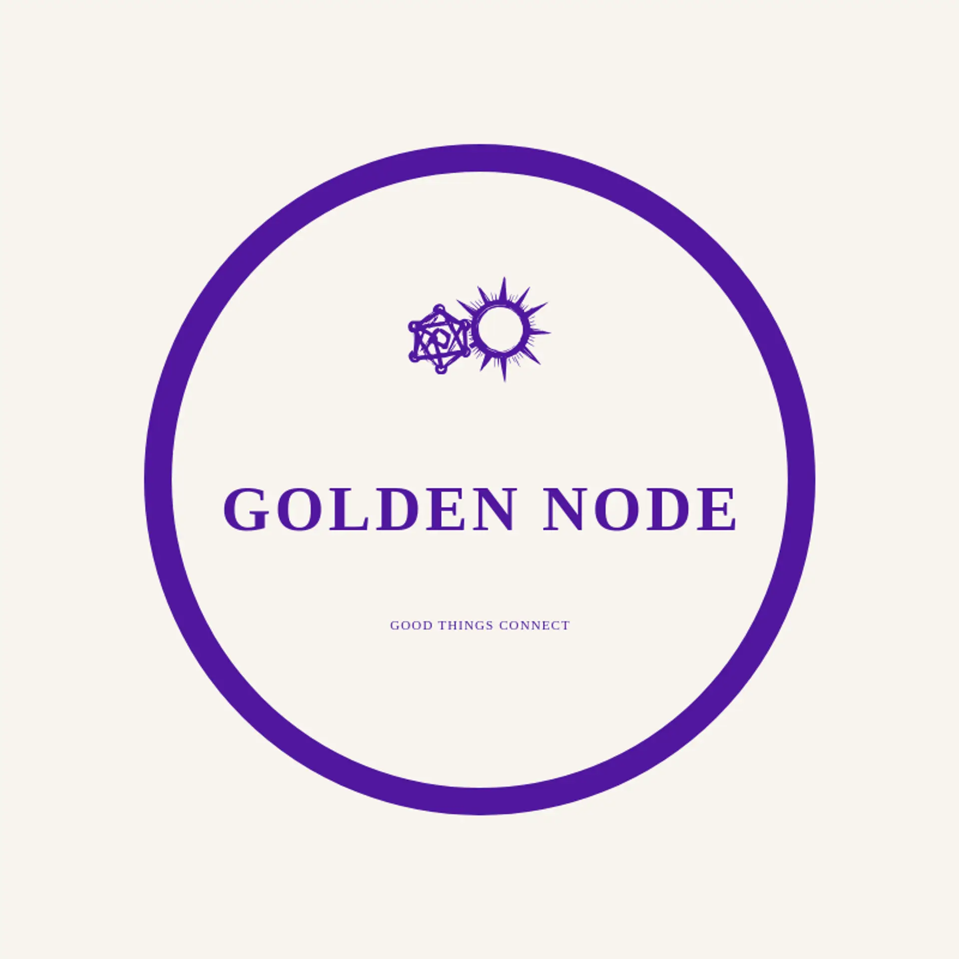 Golden Node logo for blockchain