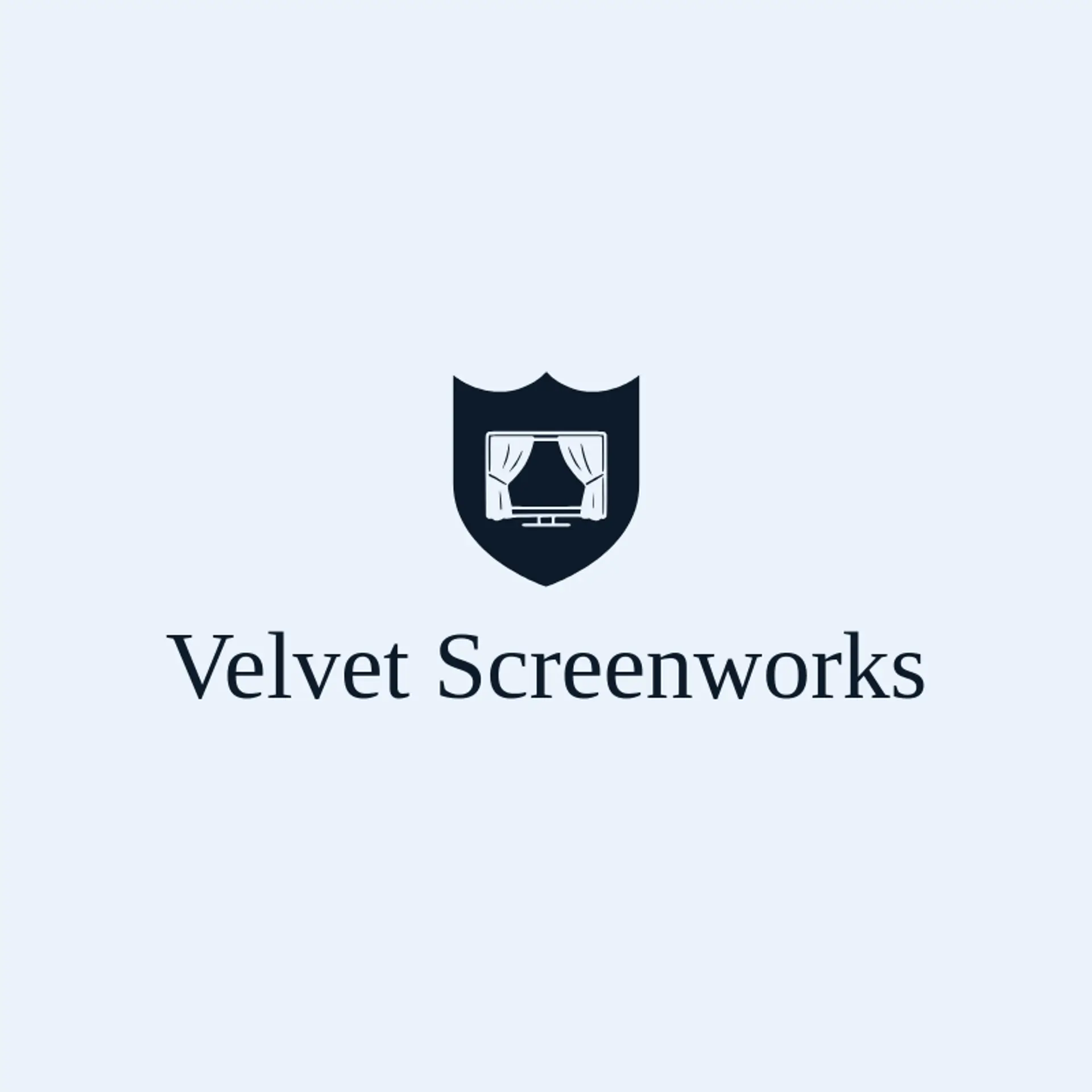 Velvet Screenworks logo for television