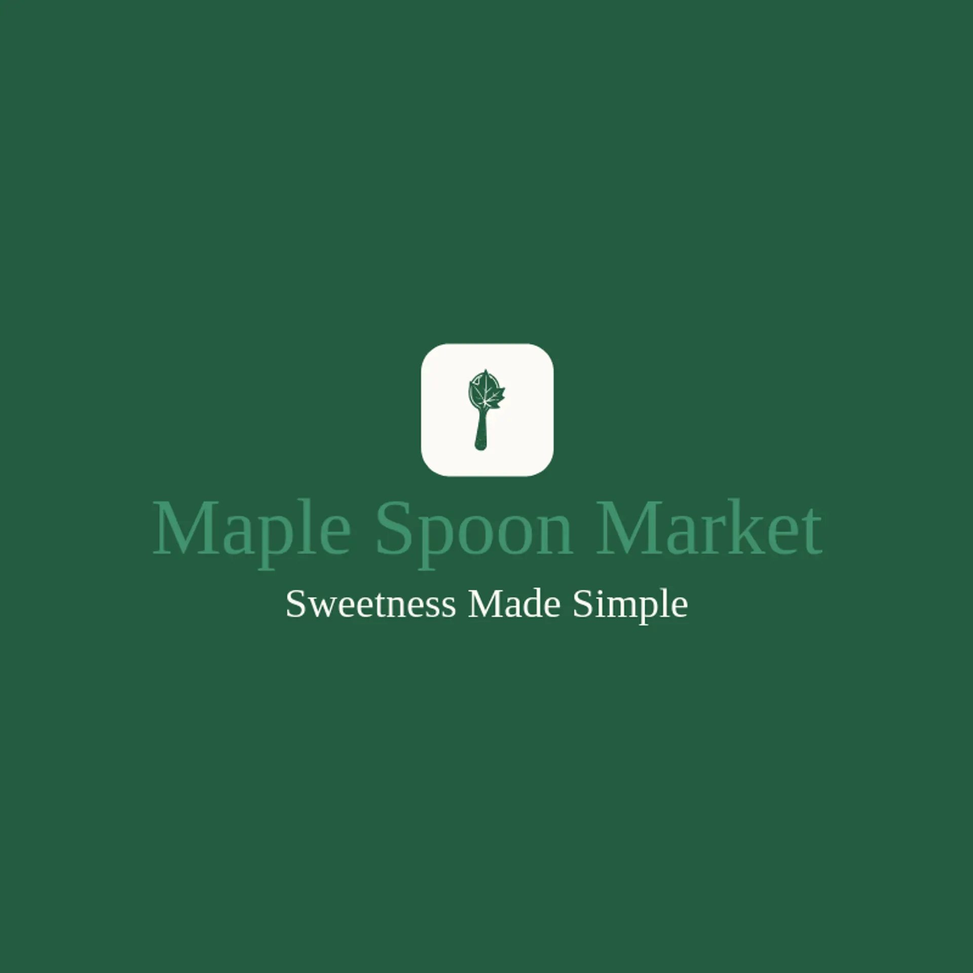 Maple Spoon Market logo for culinary