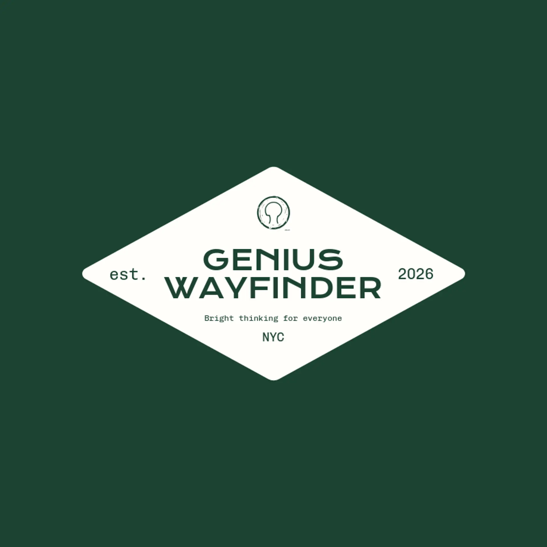 Genius Wayfinder logo for genius