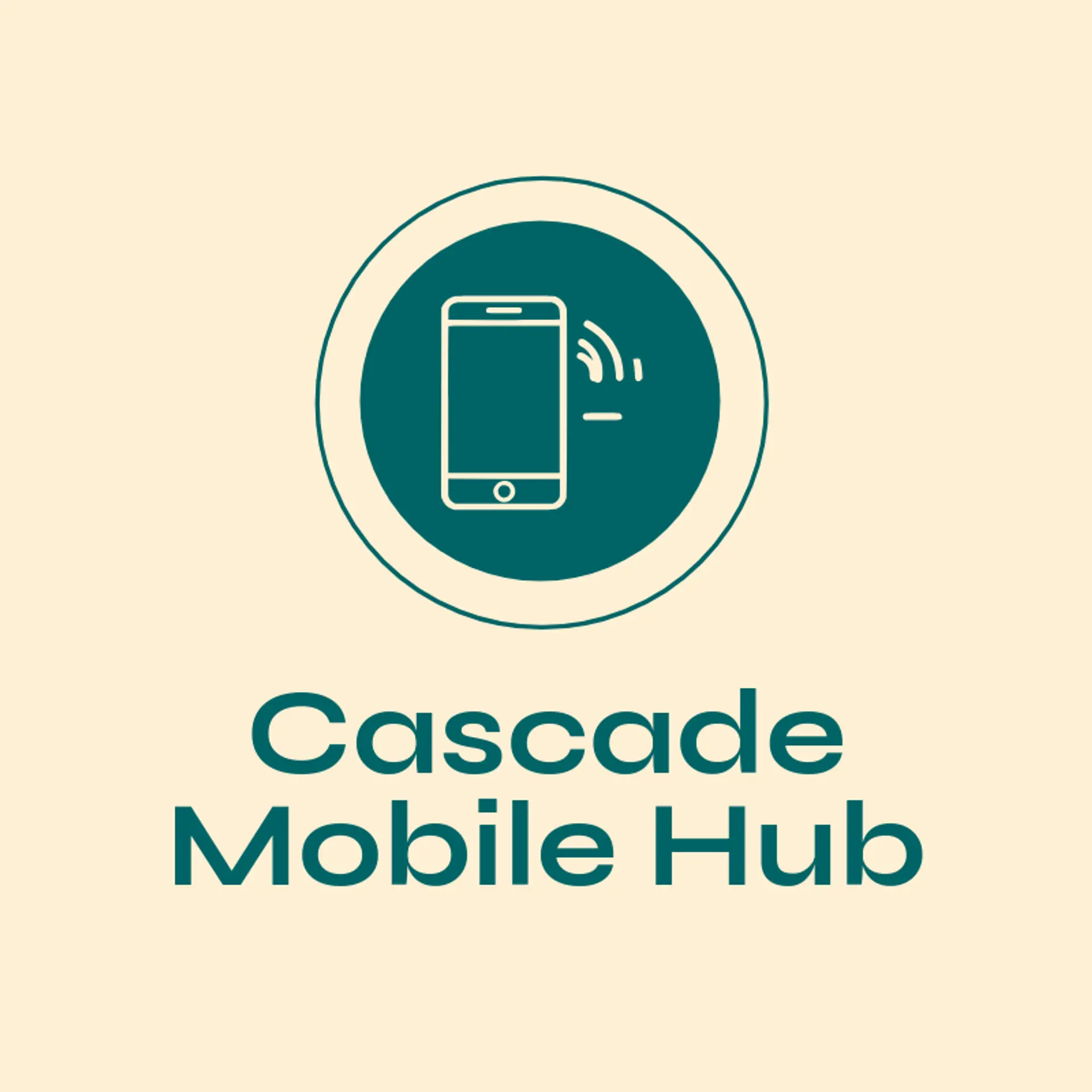 Cascade Mobile Hub logo for cell phone