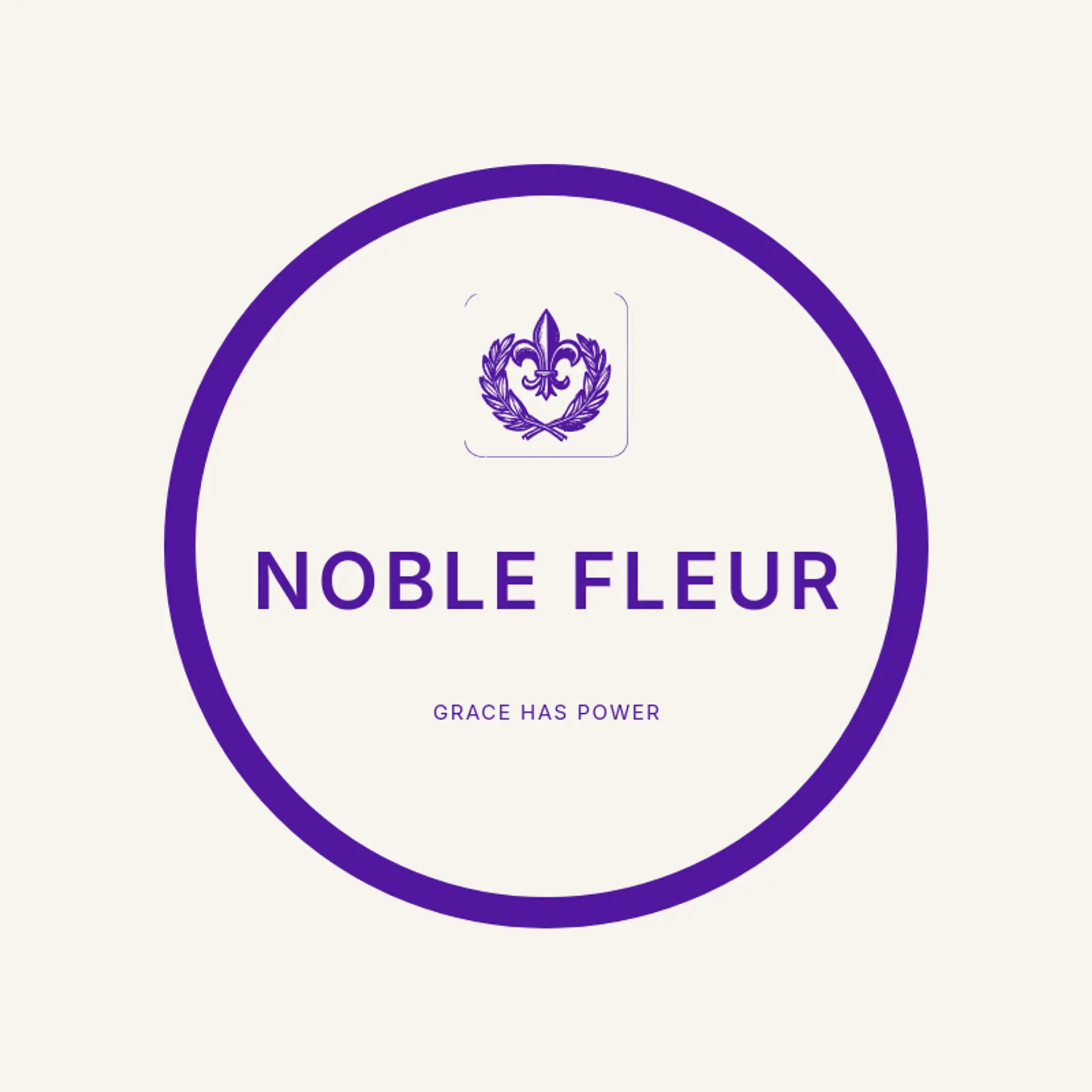 Noble Fleur logo for prince