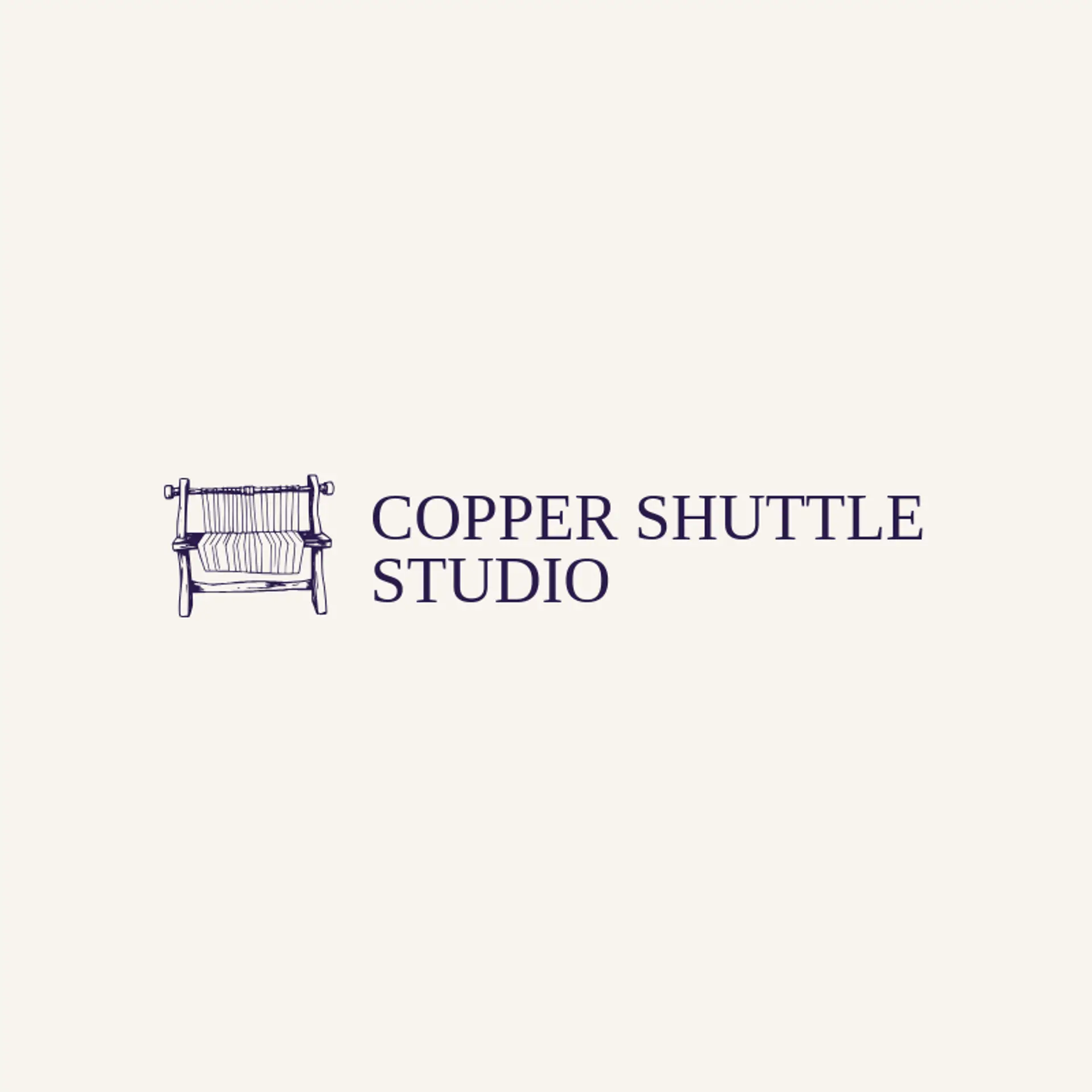 Copper Shuttle Studio logo for loom