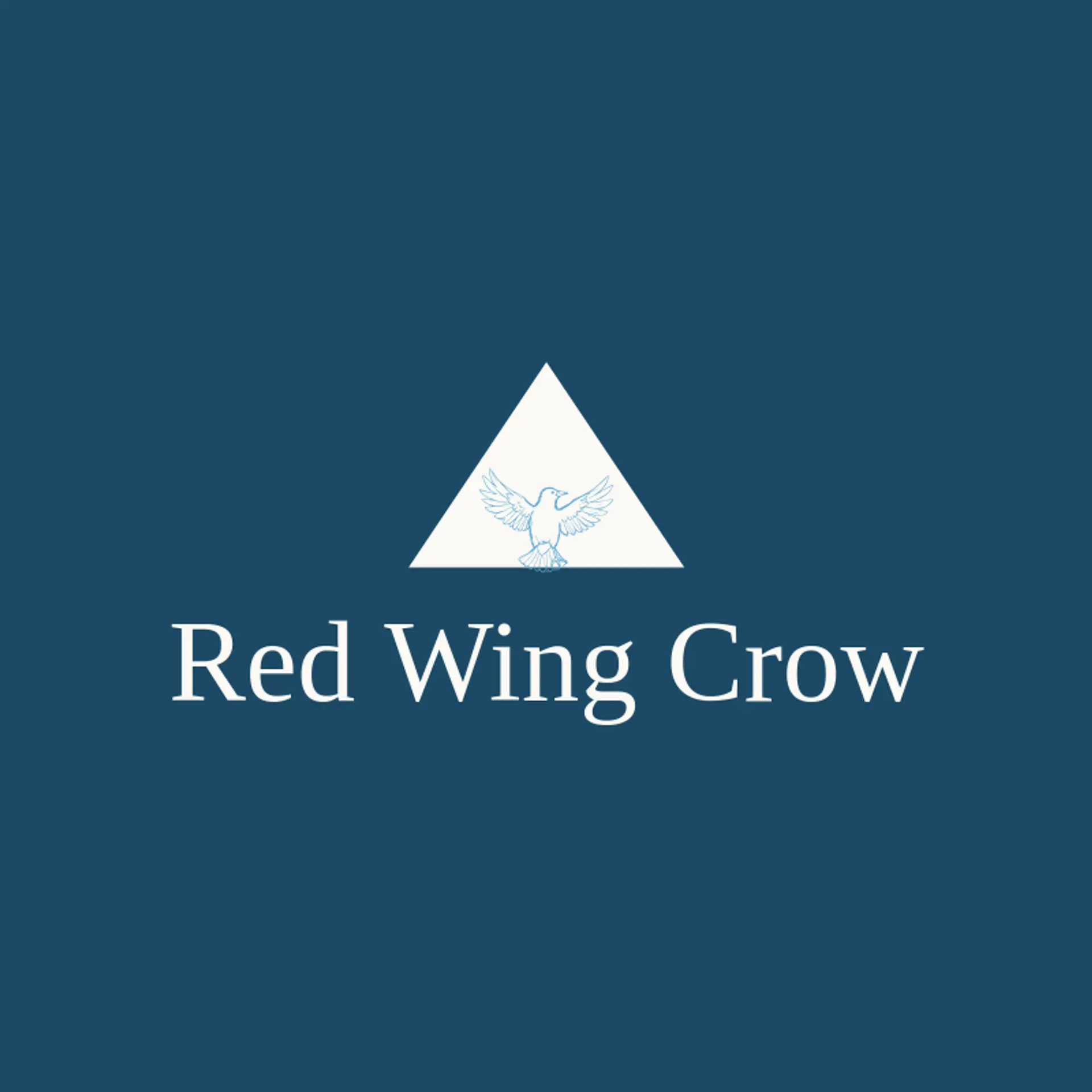 Red Wing Crow logo for crow