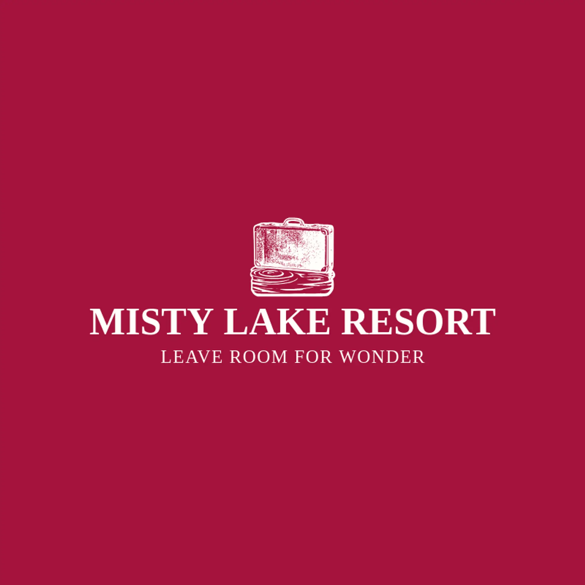 Misty Lake Resort logo for hospitality