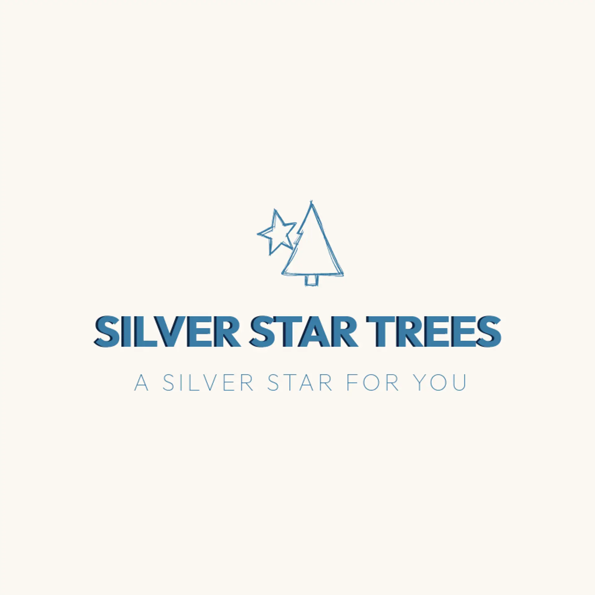 Silver Star Trees logo for christmas tree