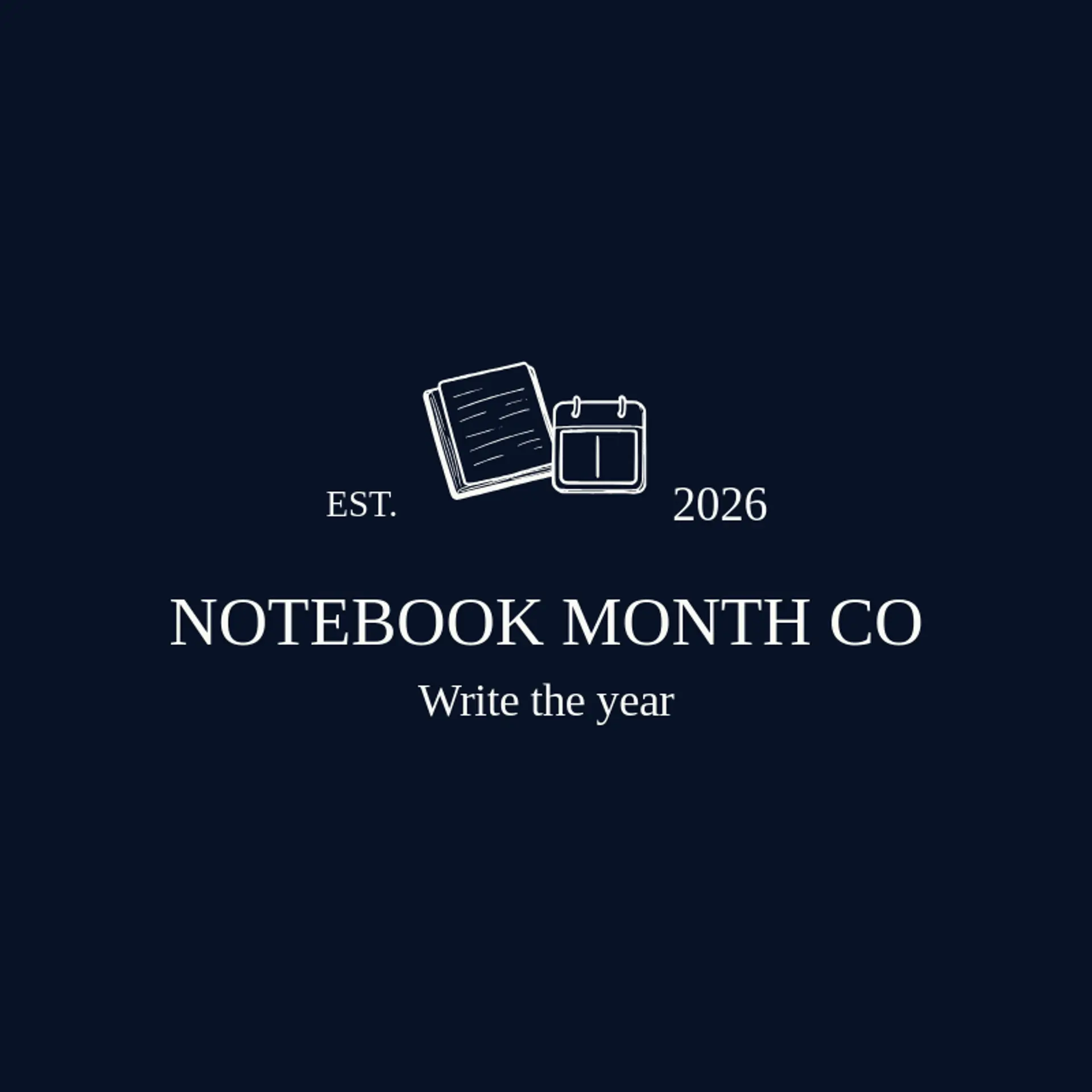 Notebook Month Co logo for calendar
