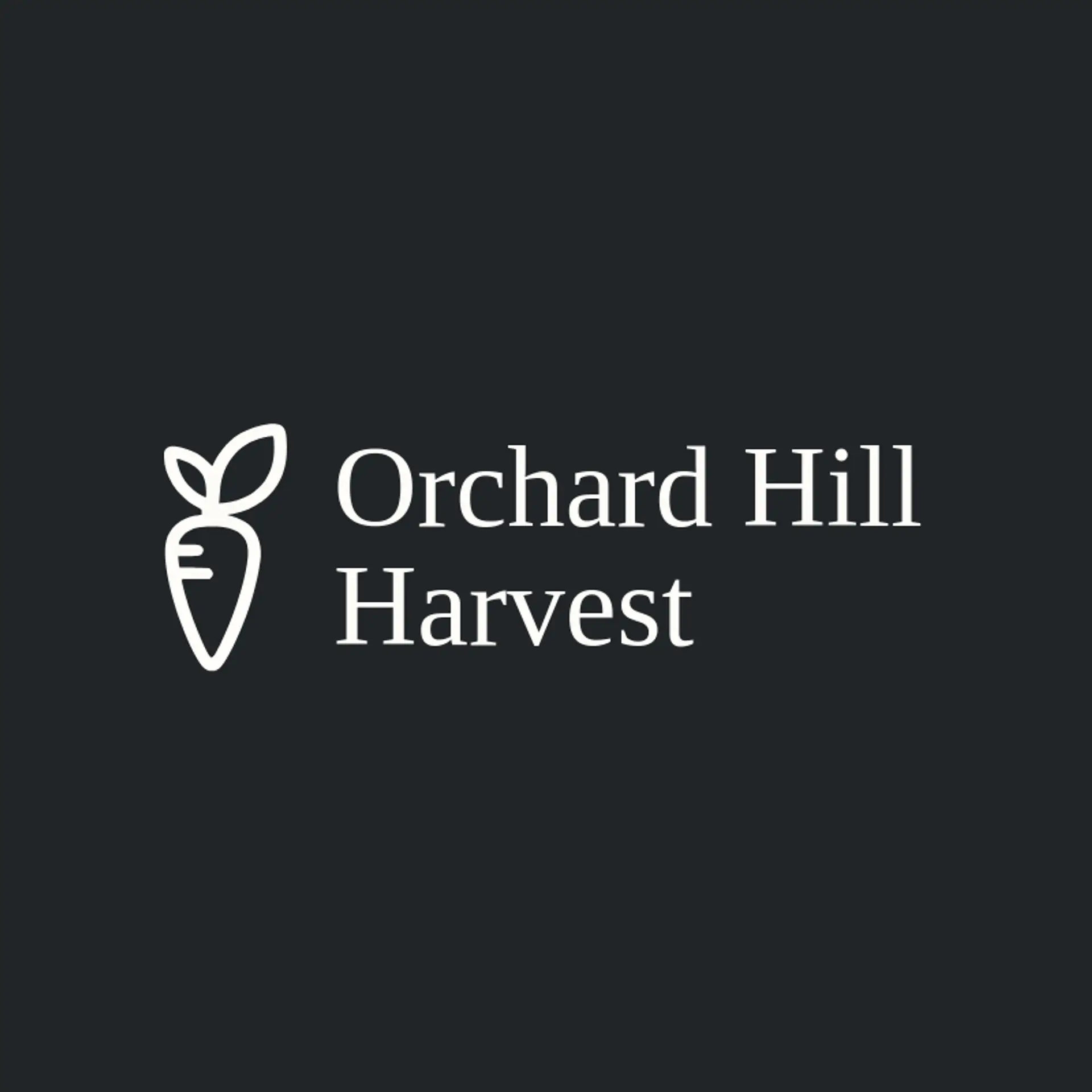 Orchard Hill Harvest logo for carrot