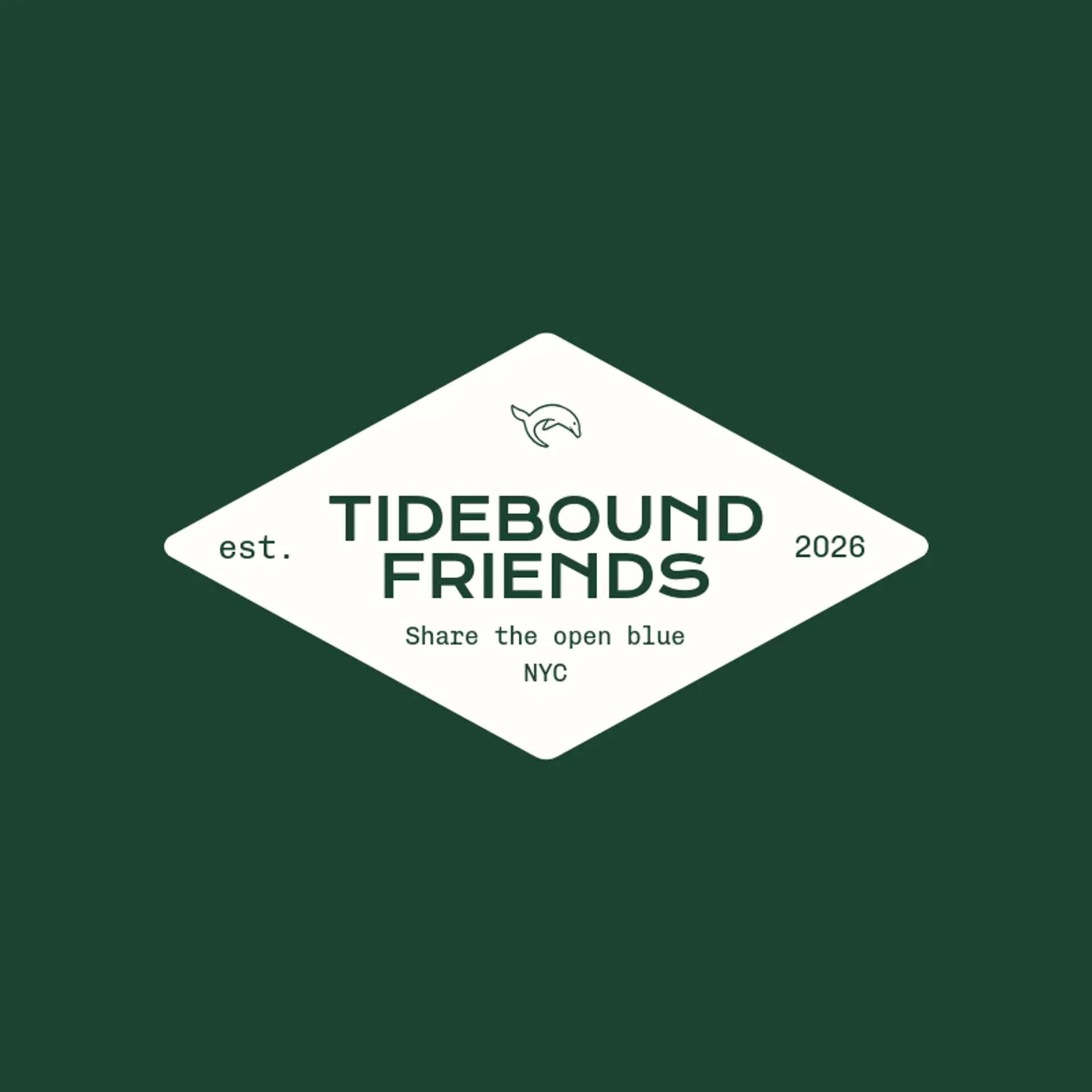 Tidebound Friends logo for dolphin