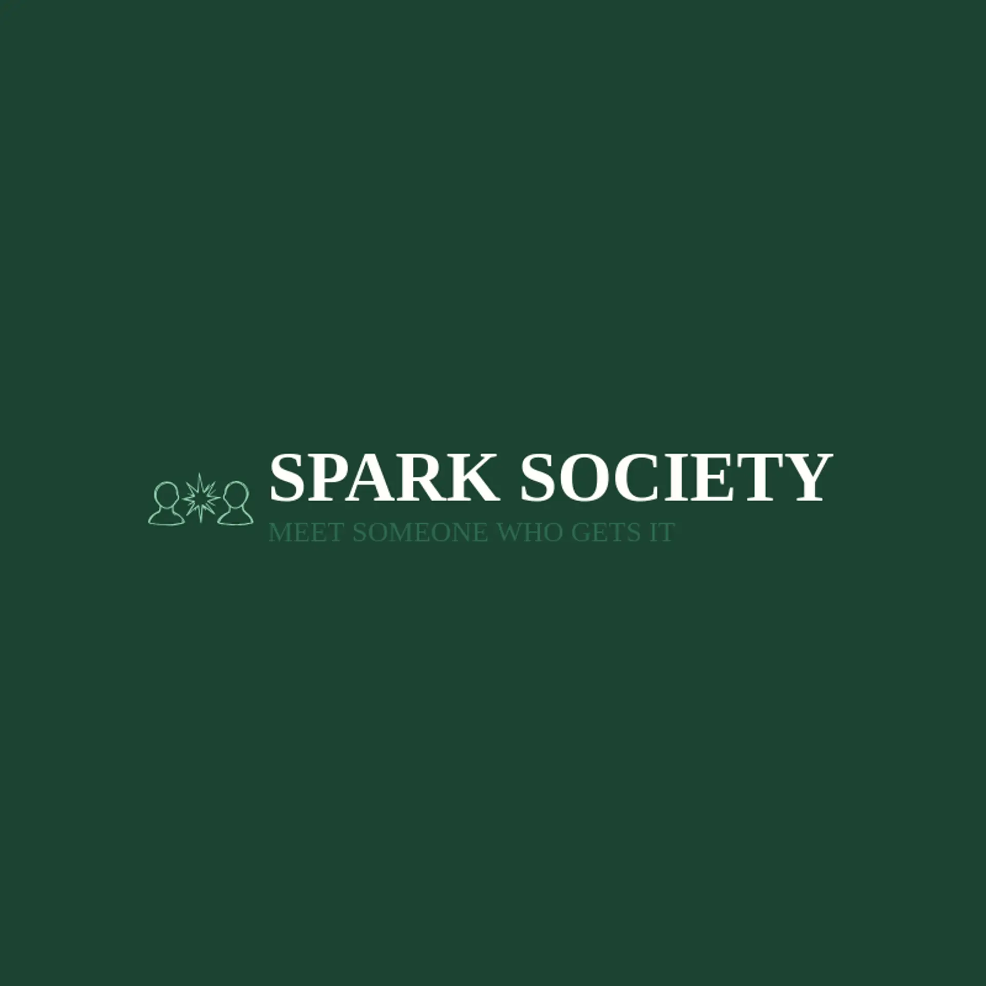 Spark Society logo for dating app