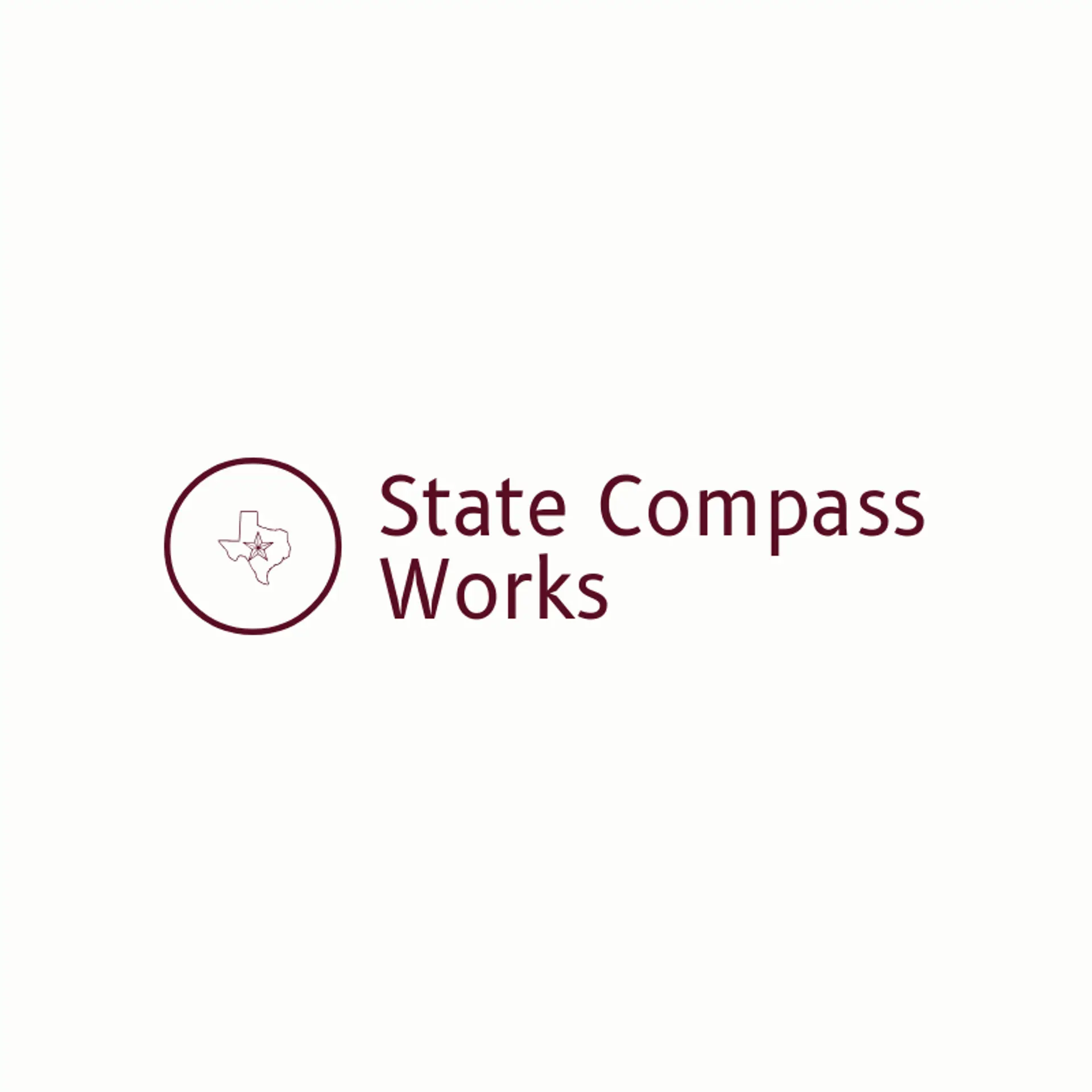 State Compass Works logo for state
