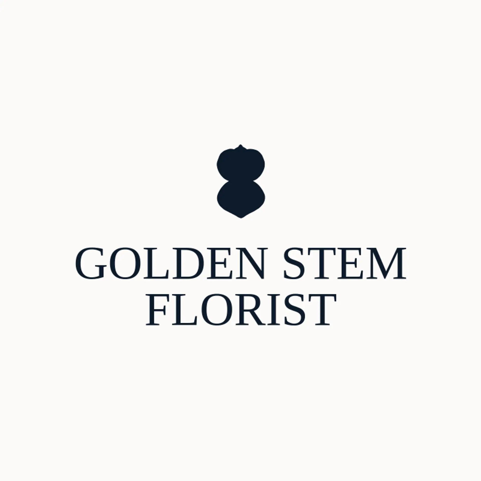 Golden Stem Florist logo for iris