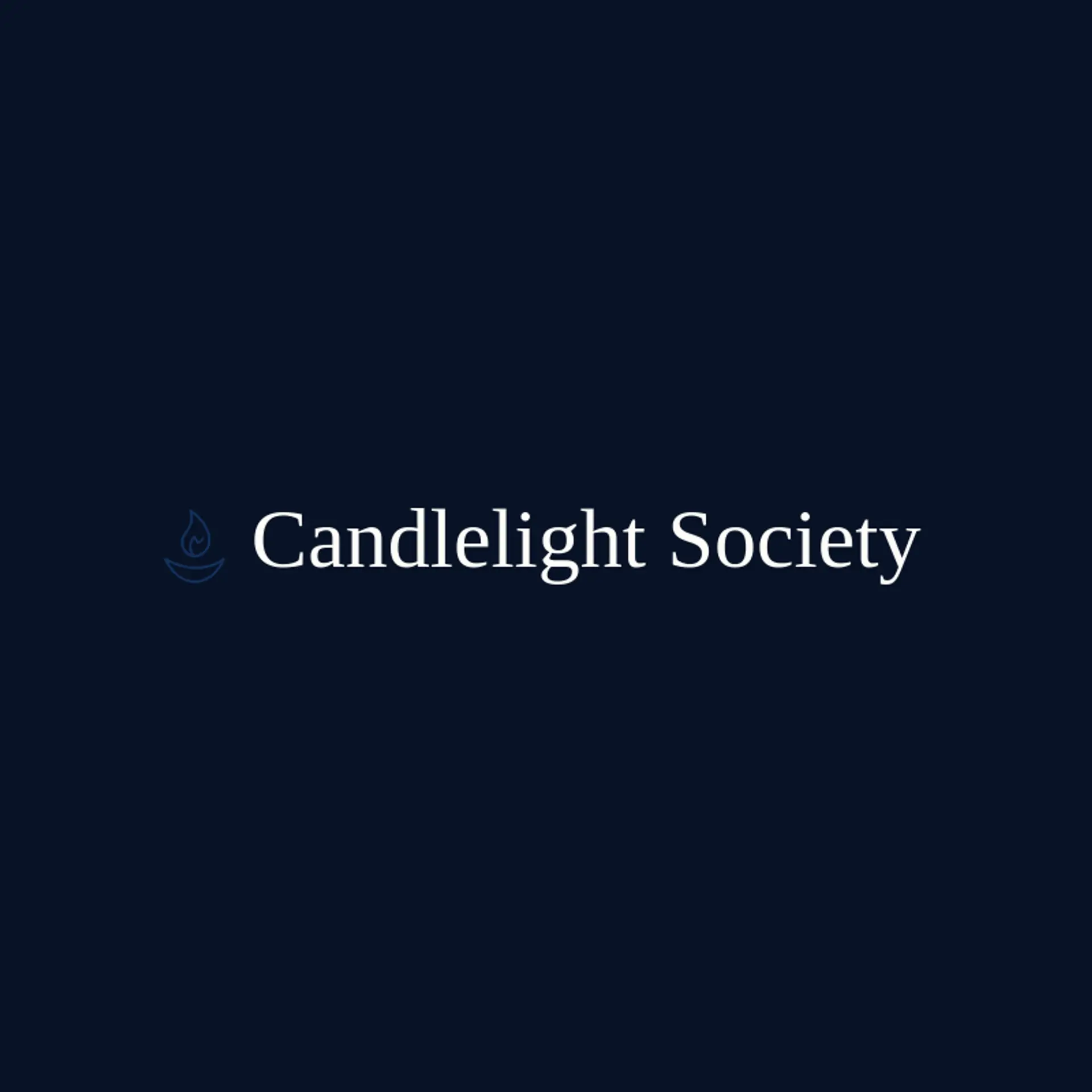 Candlelight Society logo for speakeasy