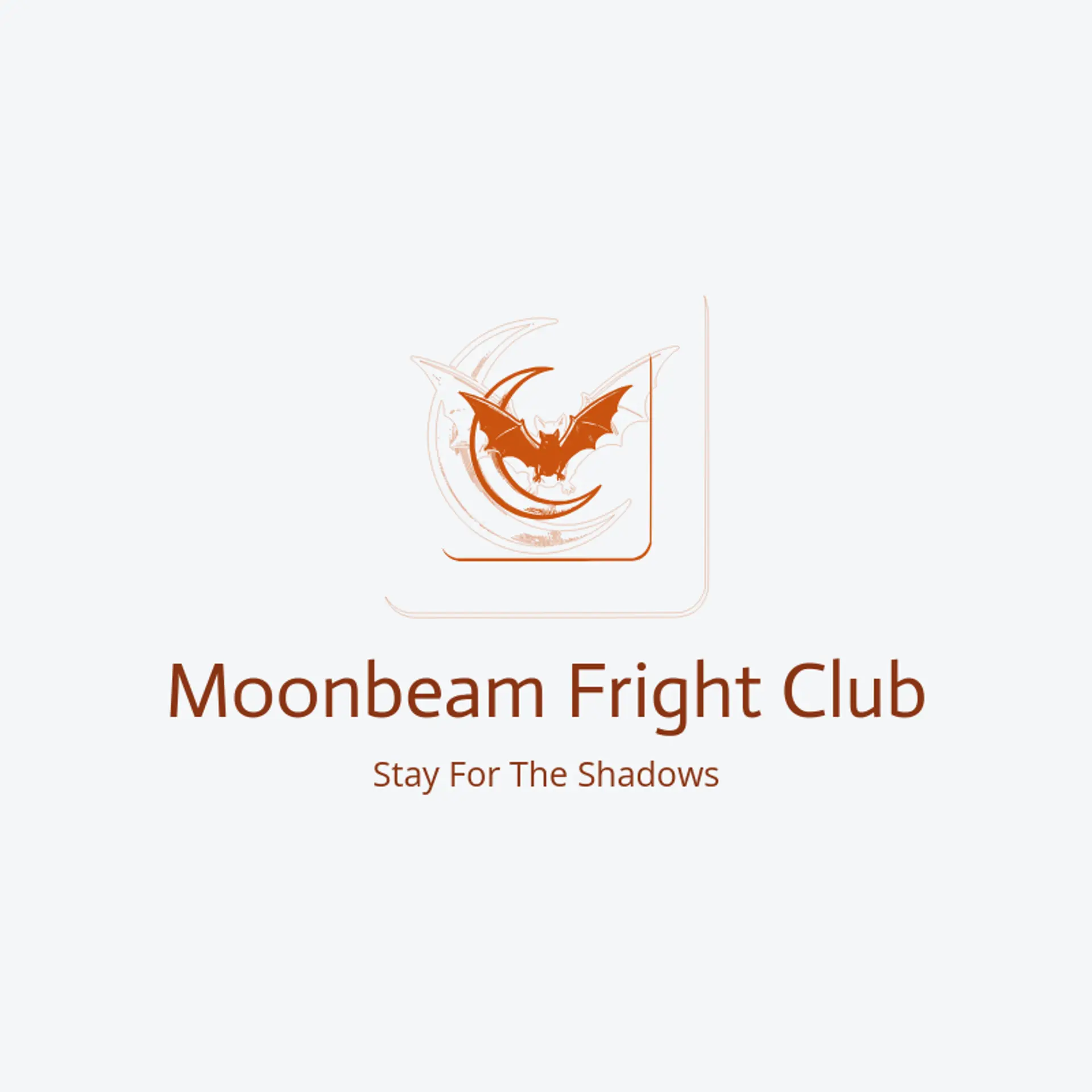 Moonbeam Fright Club logo for halloween
