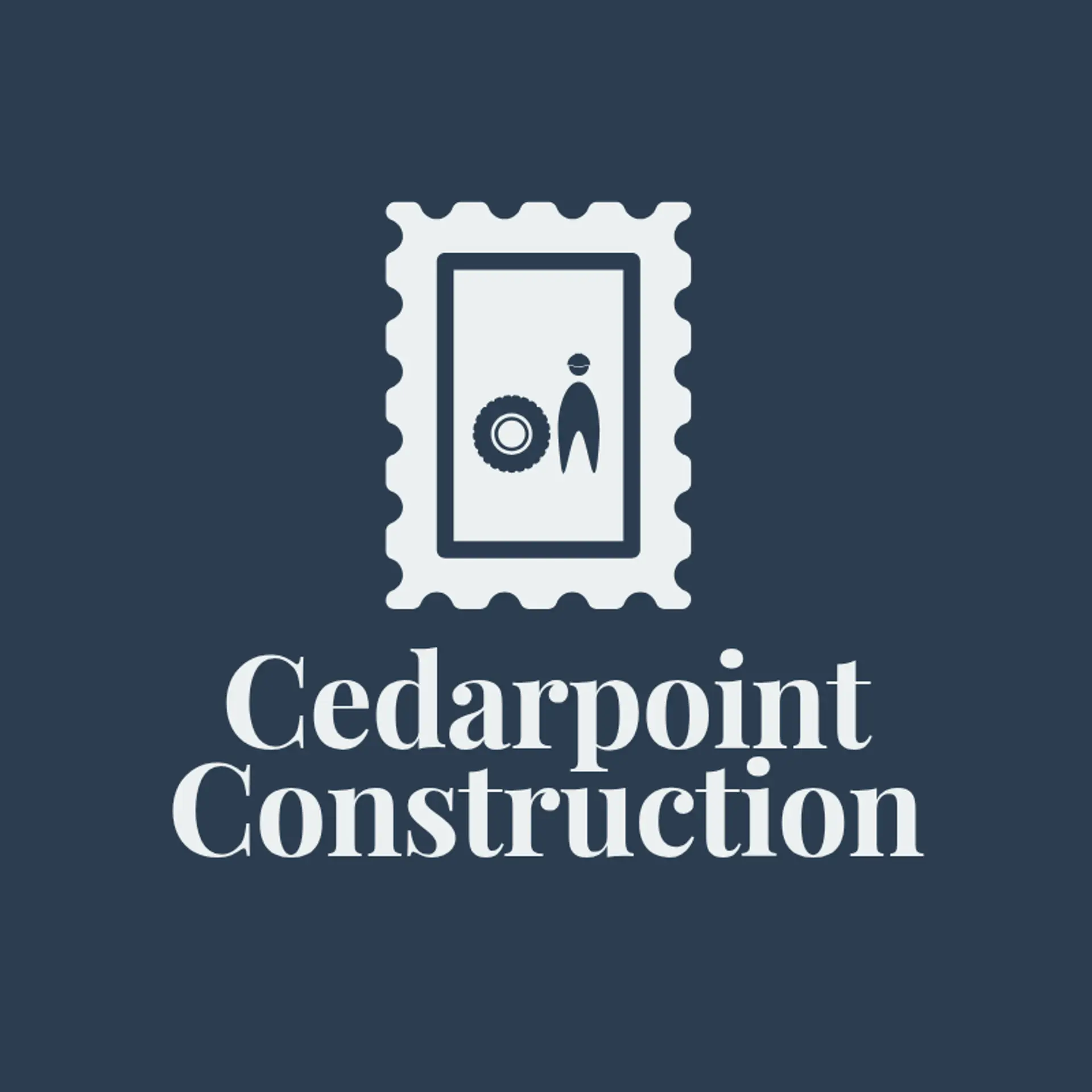 CedarPoint Construction logo for construction business