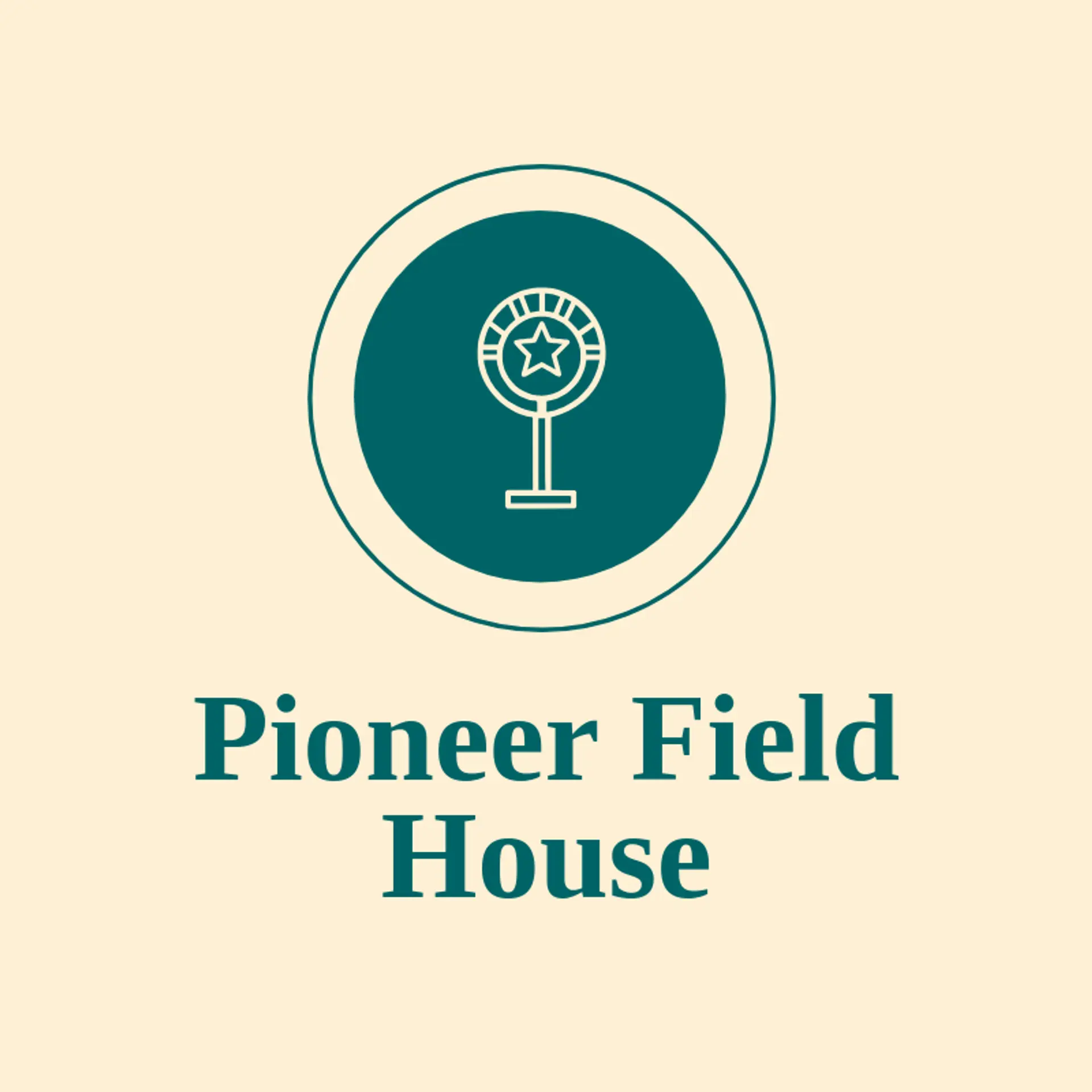 Pioneer Field House logo for varsity