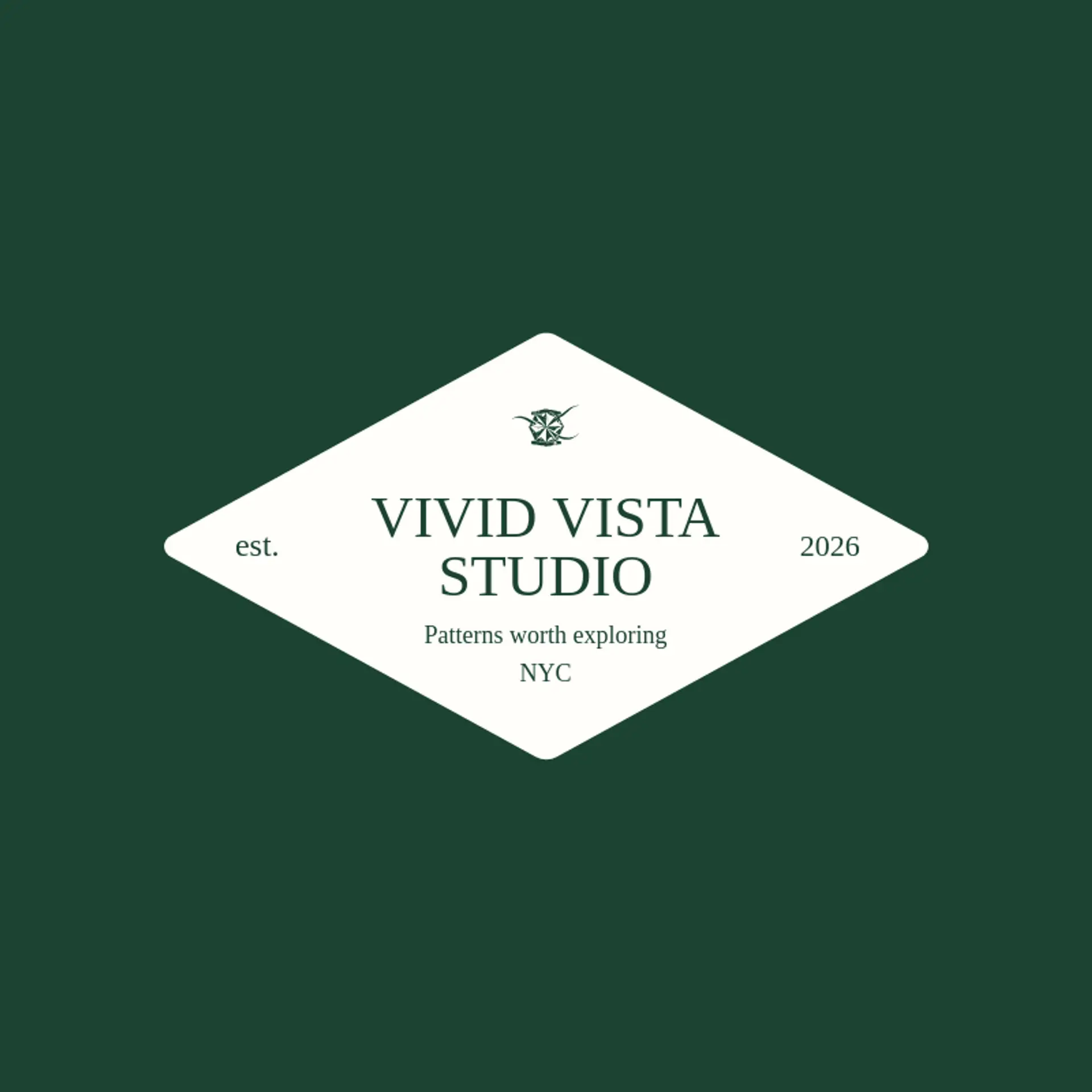 Vivid Vista Studio logo for kaleidoscope