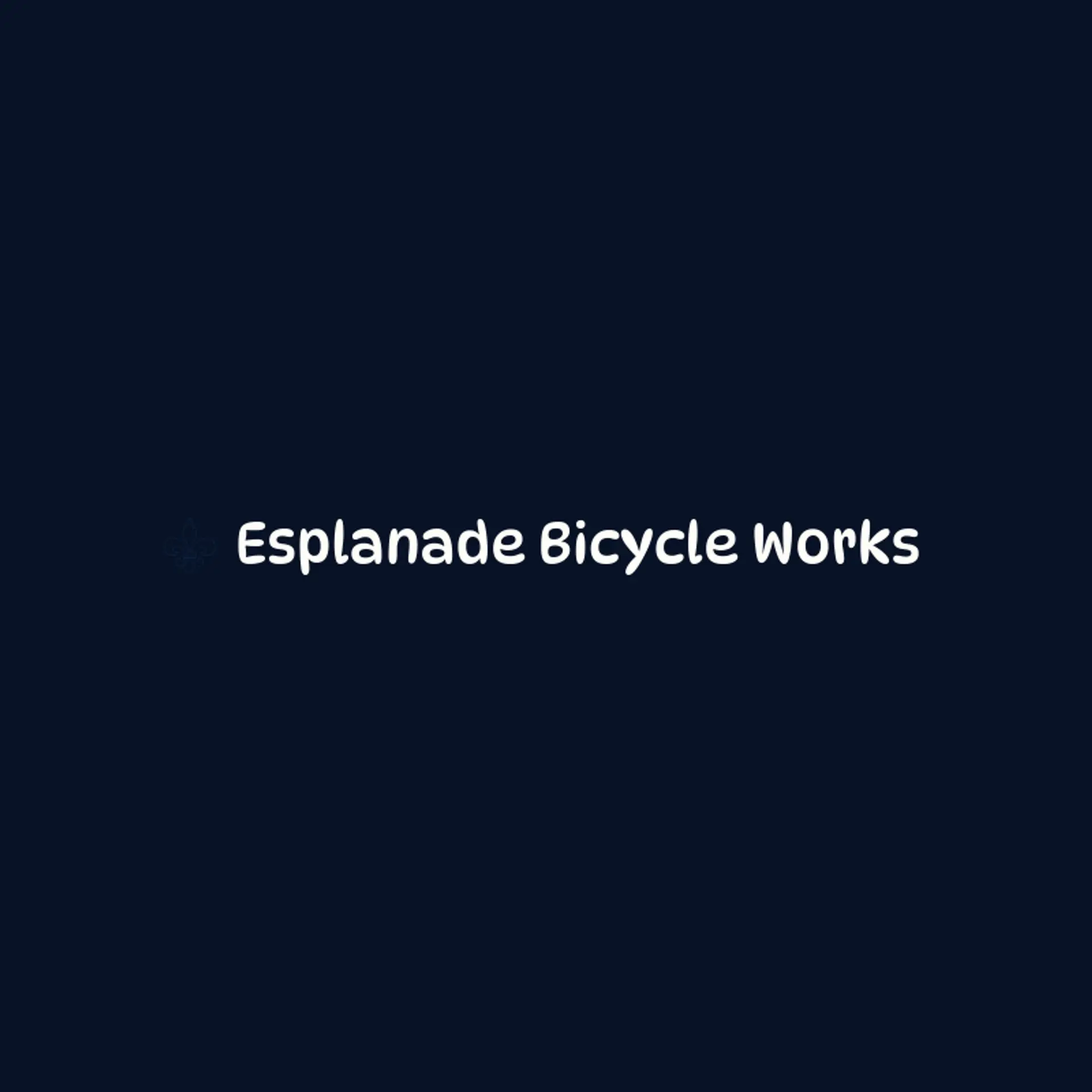 Esplanade Bicycle Works logo for new orleans