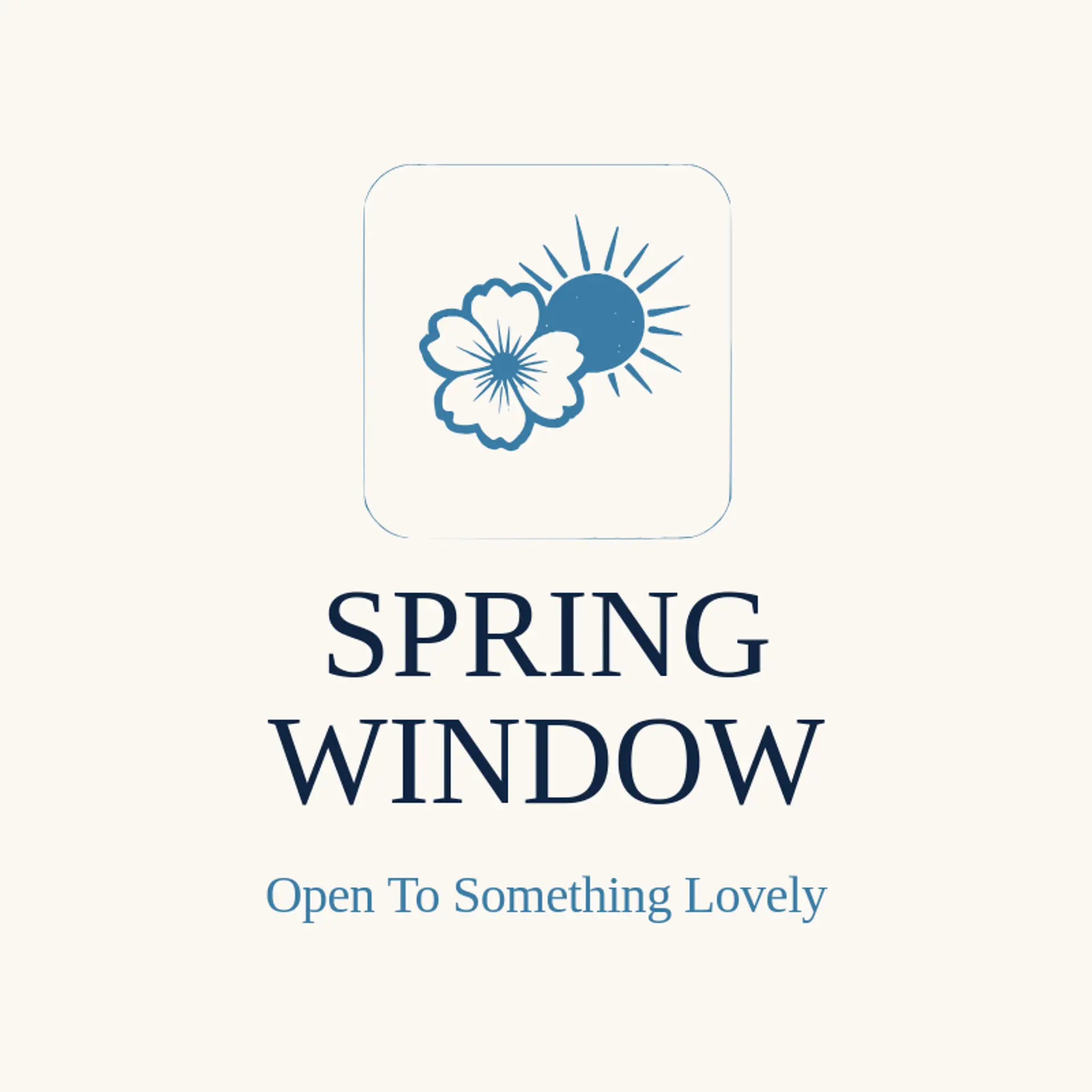 Spring Window logo for cherry blossom