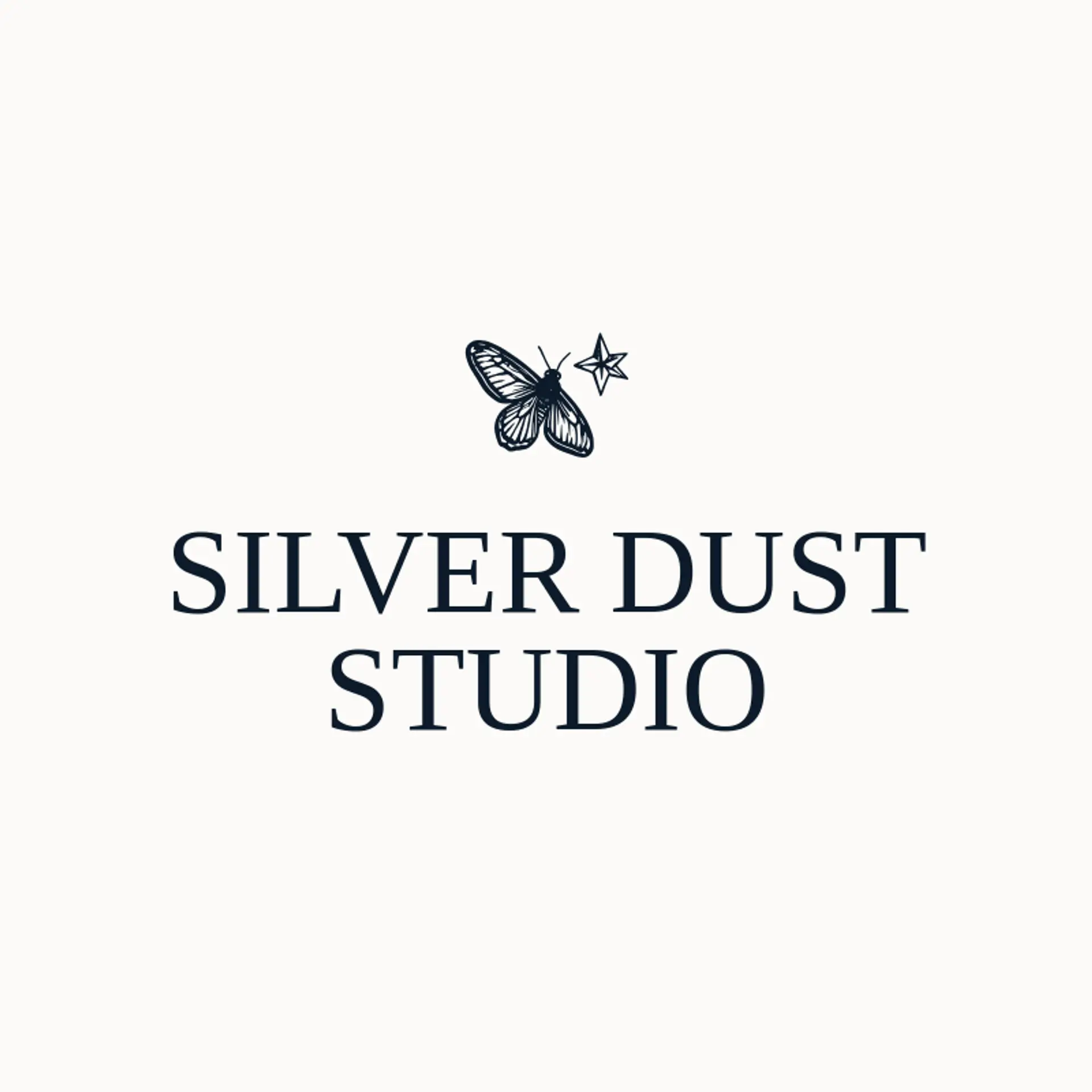 Silver Dust Studio logo for moth