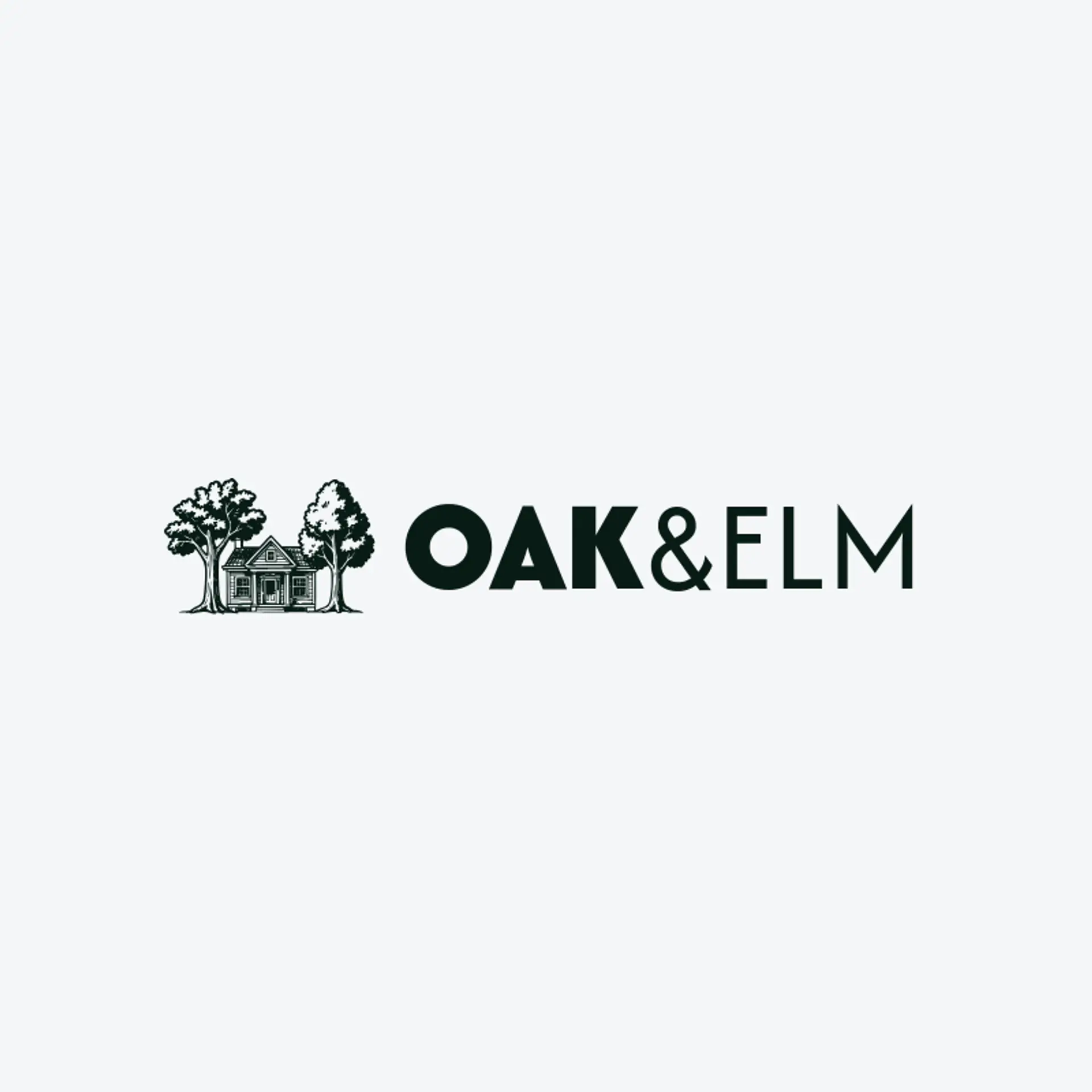 Oak & Elm logo for house