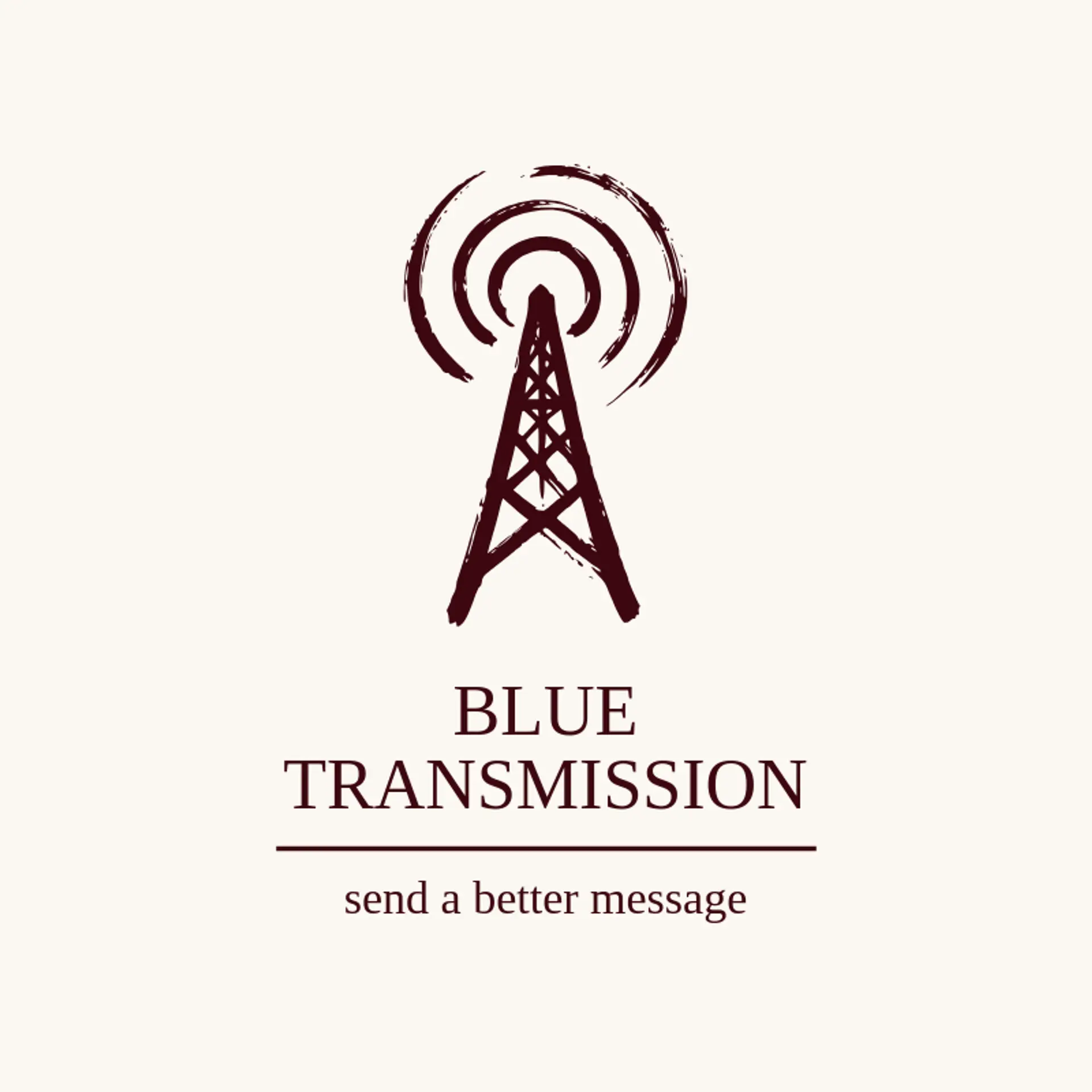 Blue Transmission logo for static