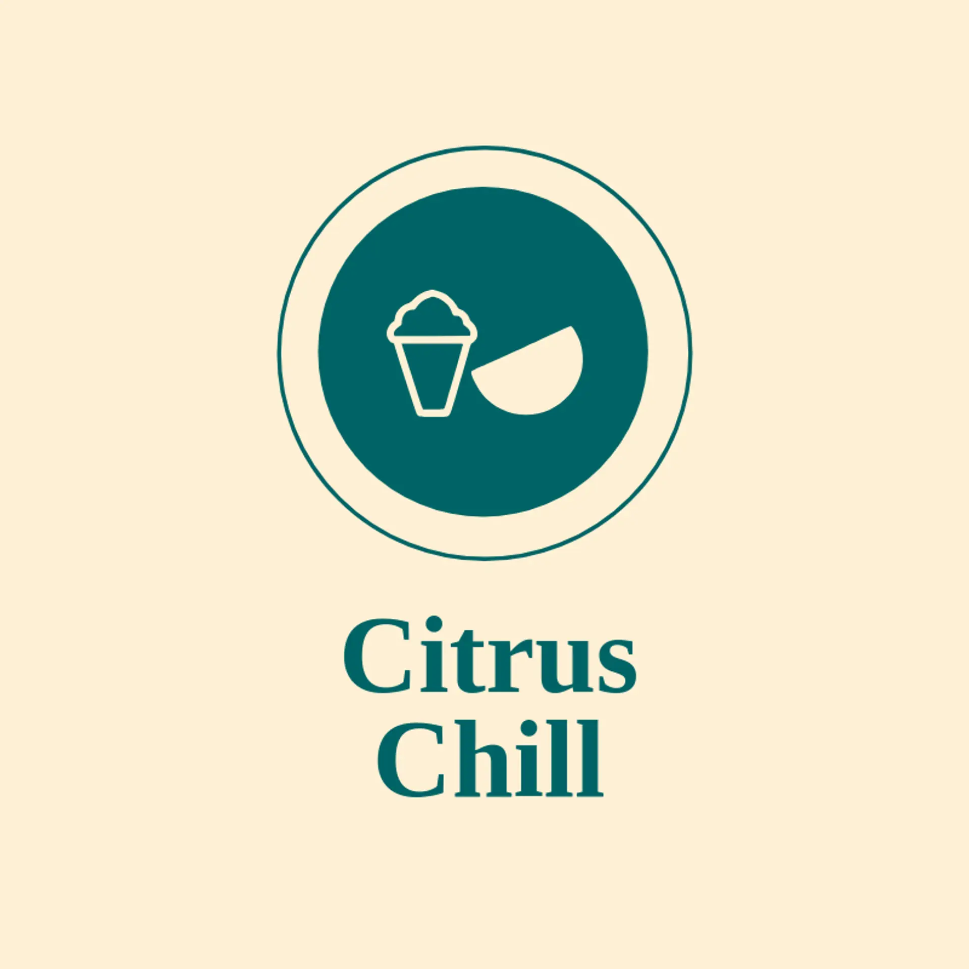 Citrus Chill logo for snow cone
