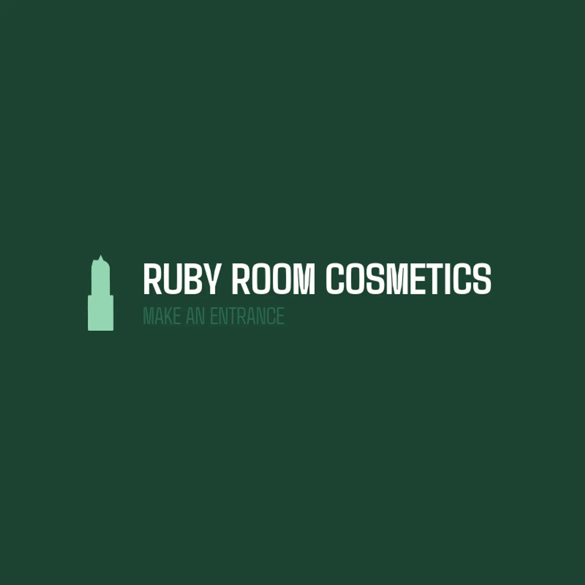 Ruby Room Cosmetics logo for makeup